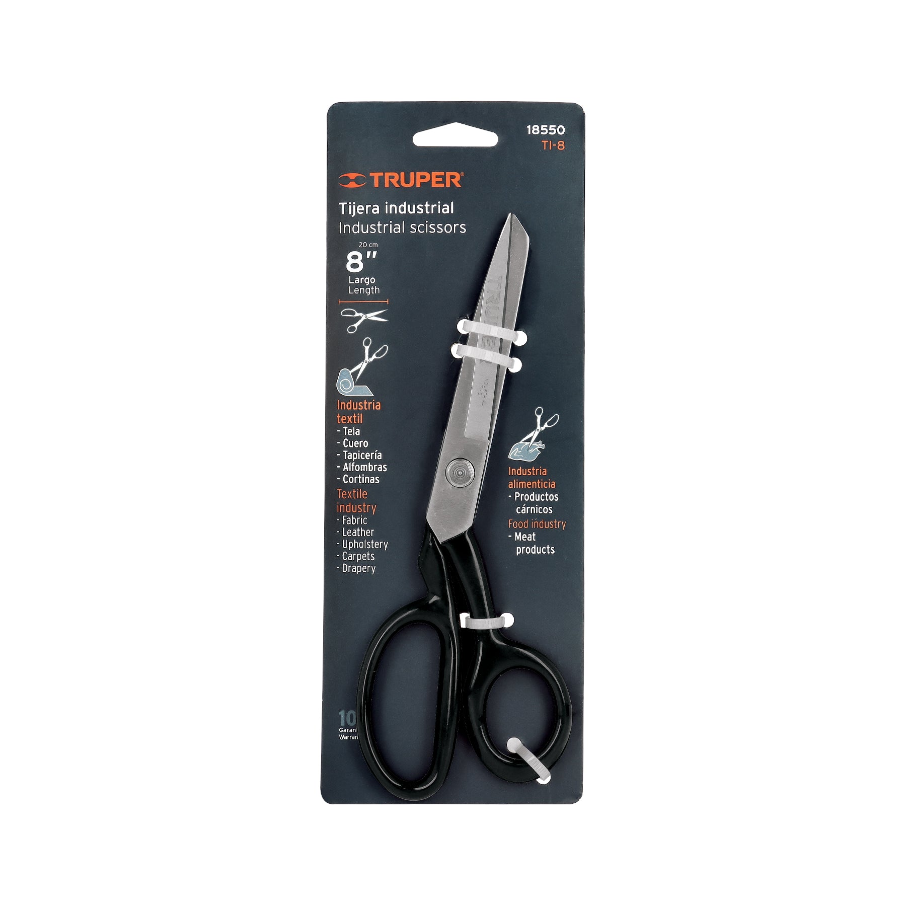 Tijera para sastre industrial 8"