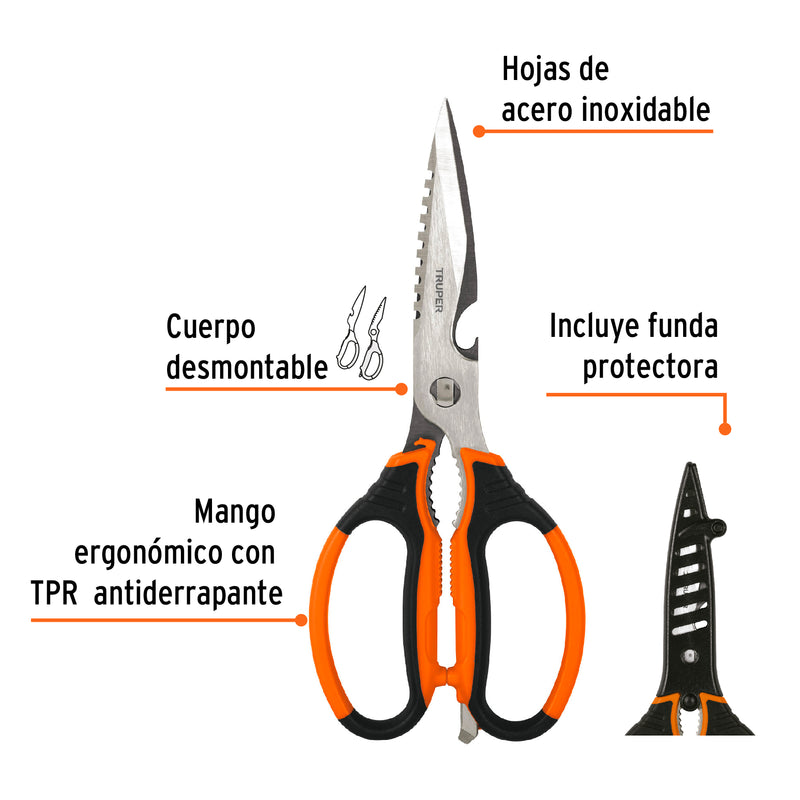 TIJERAS MULTIUSOS PARA COCINA