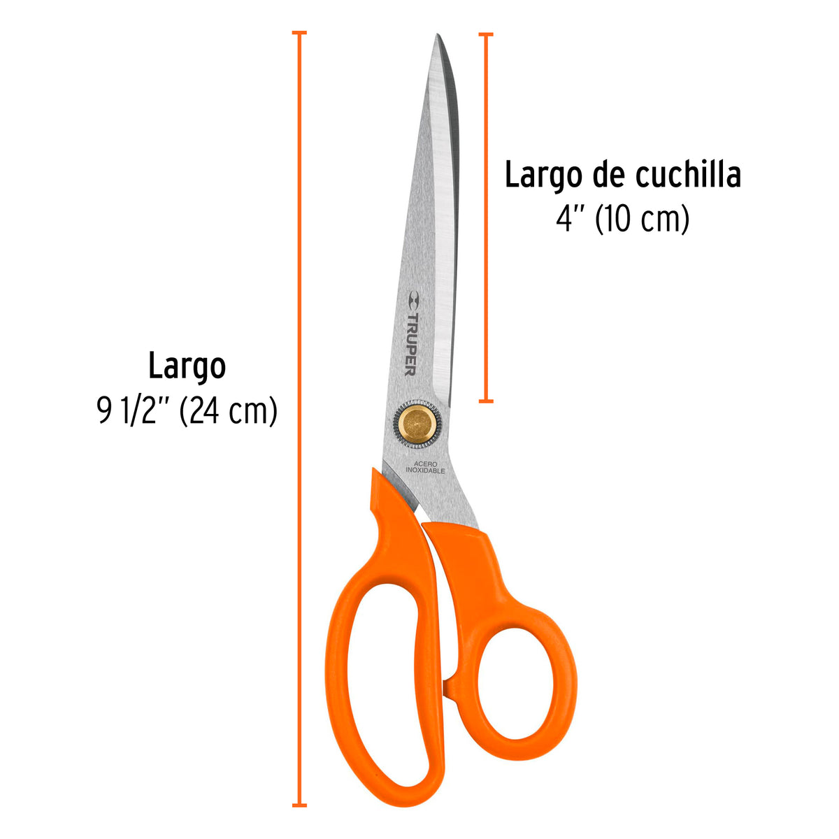 Tijera para costura 9-1/2", de acero inoxidable