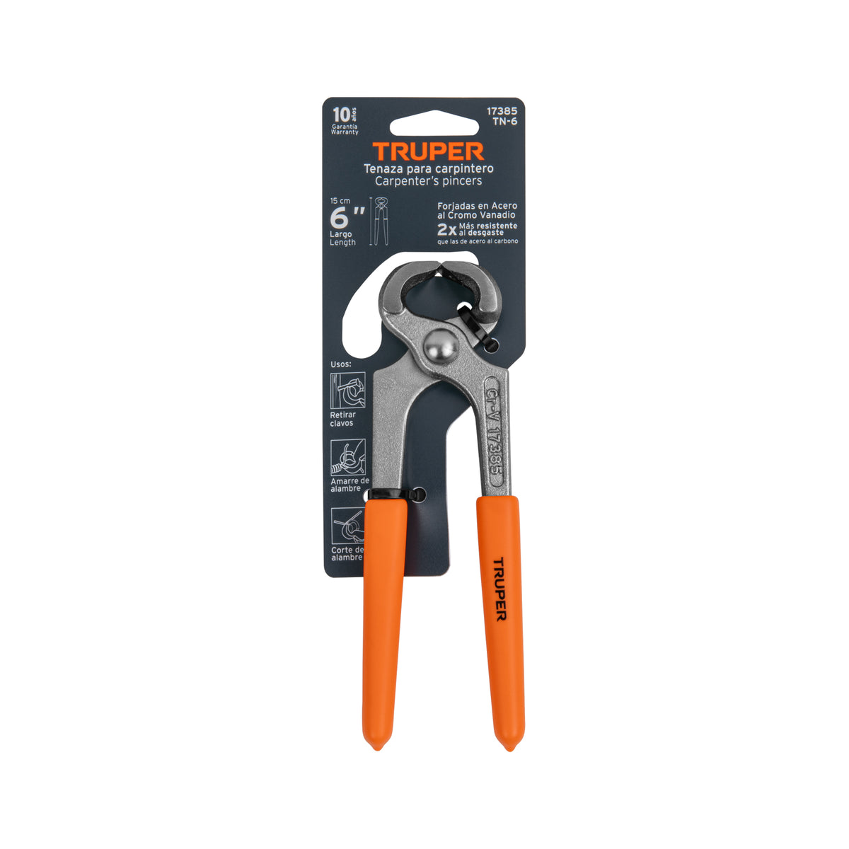 Tenaza para carpintero 6"