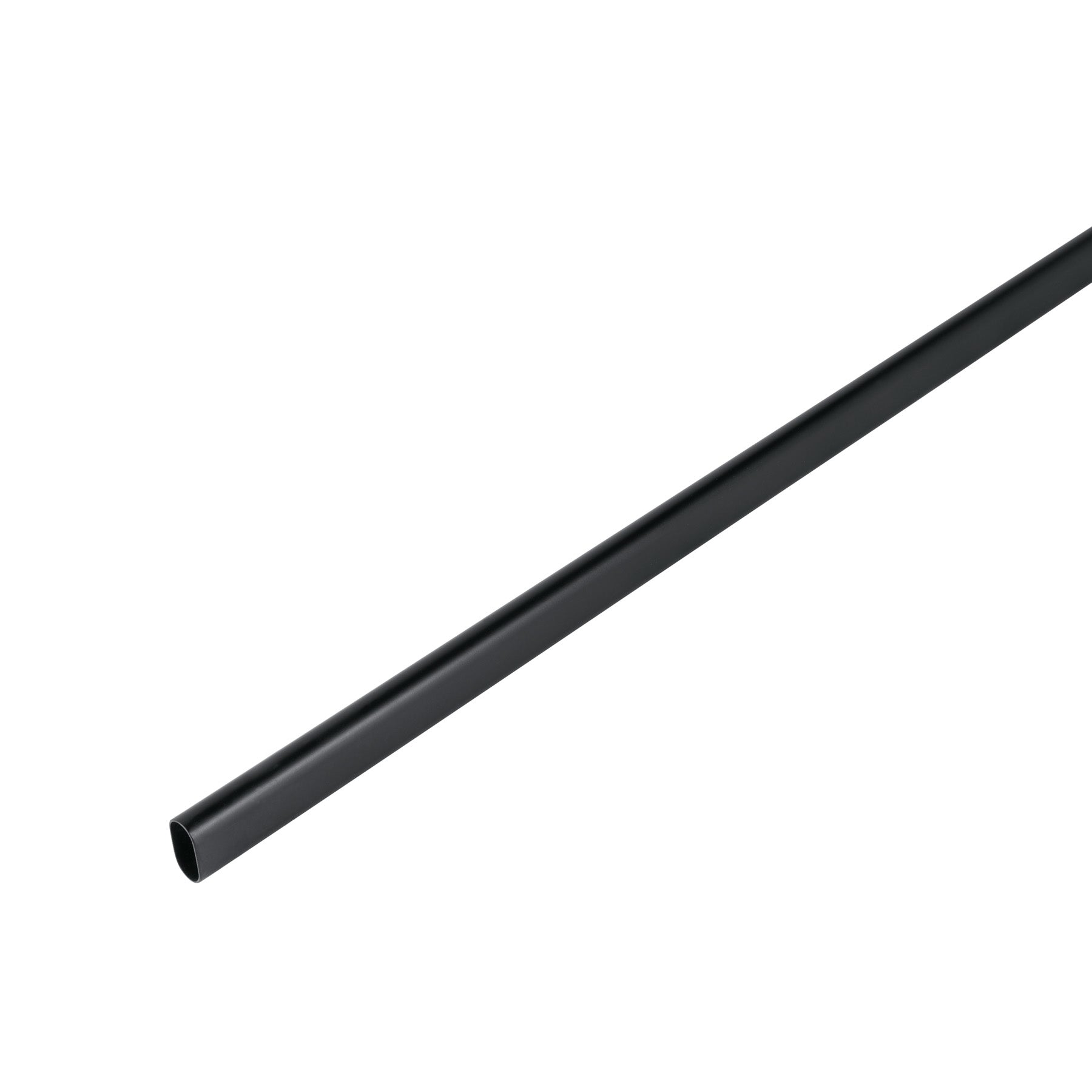 Tubo ovalado de 3.0 m negro para closet, Hermex
