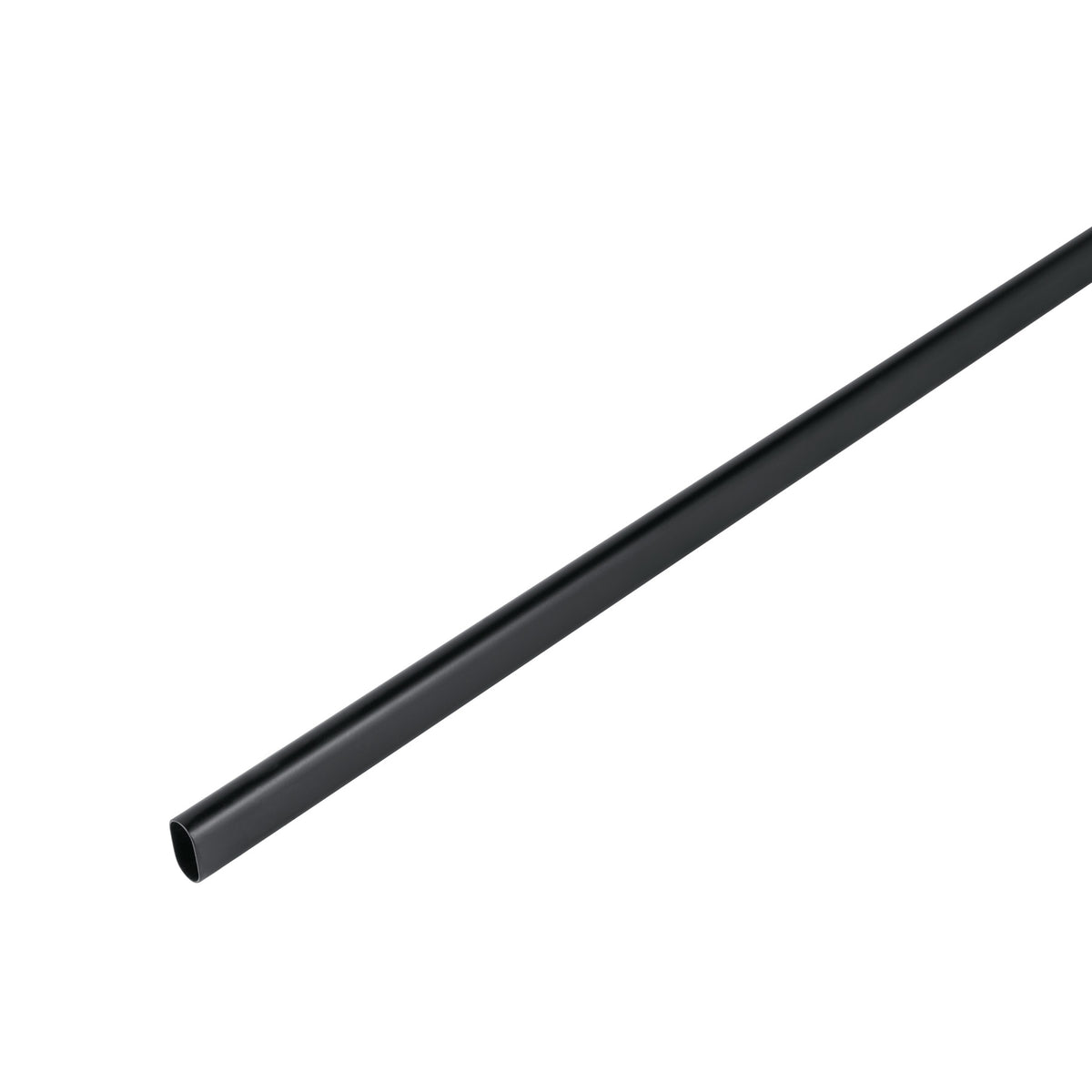 Tubo ovalado de 3.0 m negro para closet, Hermex