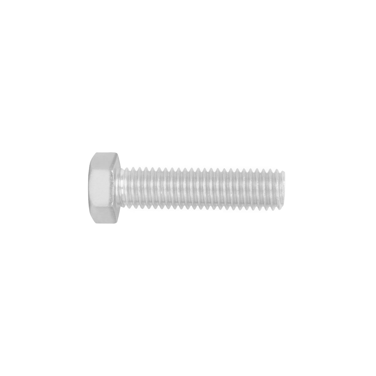 Tornillo acero galvanizado tipo máquina 1/2x2", 30 pzas