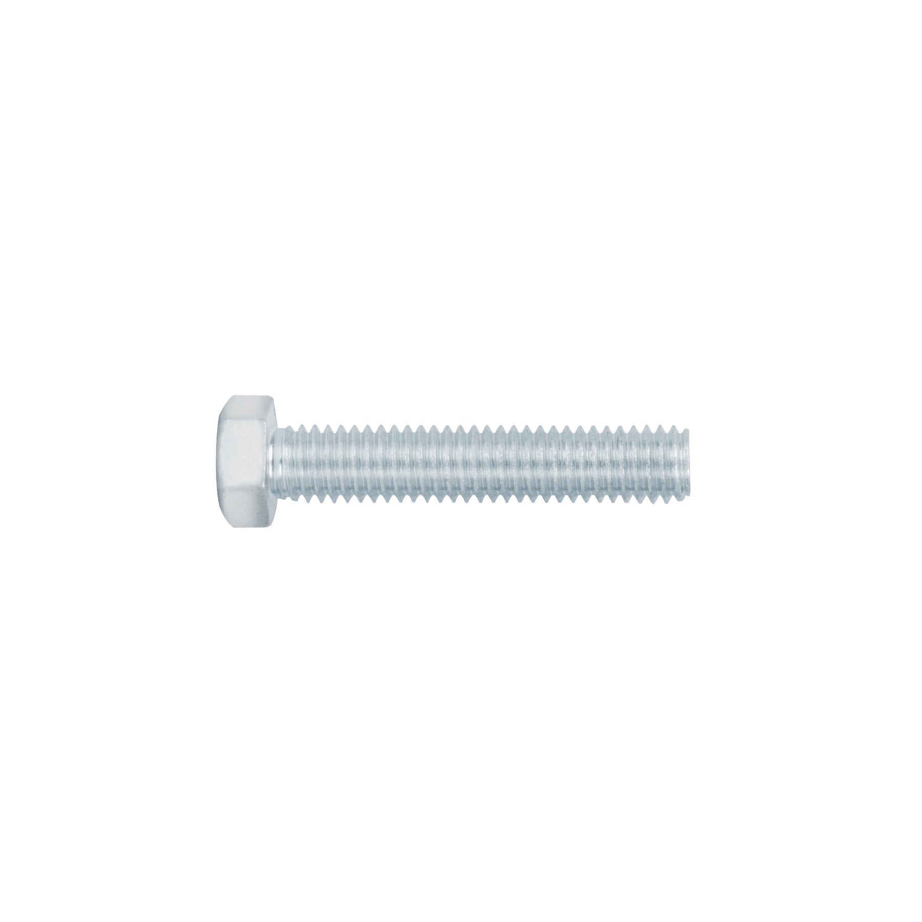 Tornillo acero galvanizado tipo máquina 3/8x2", 60 pzas