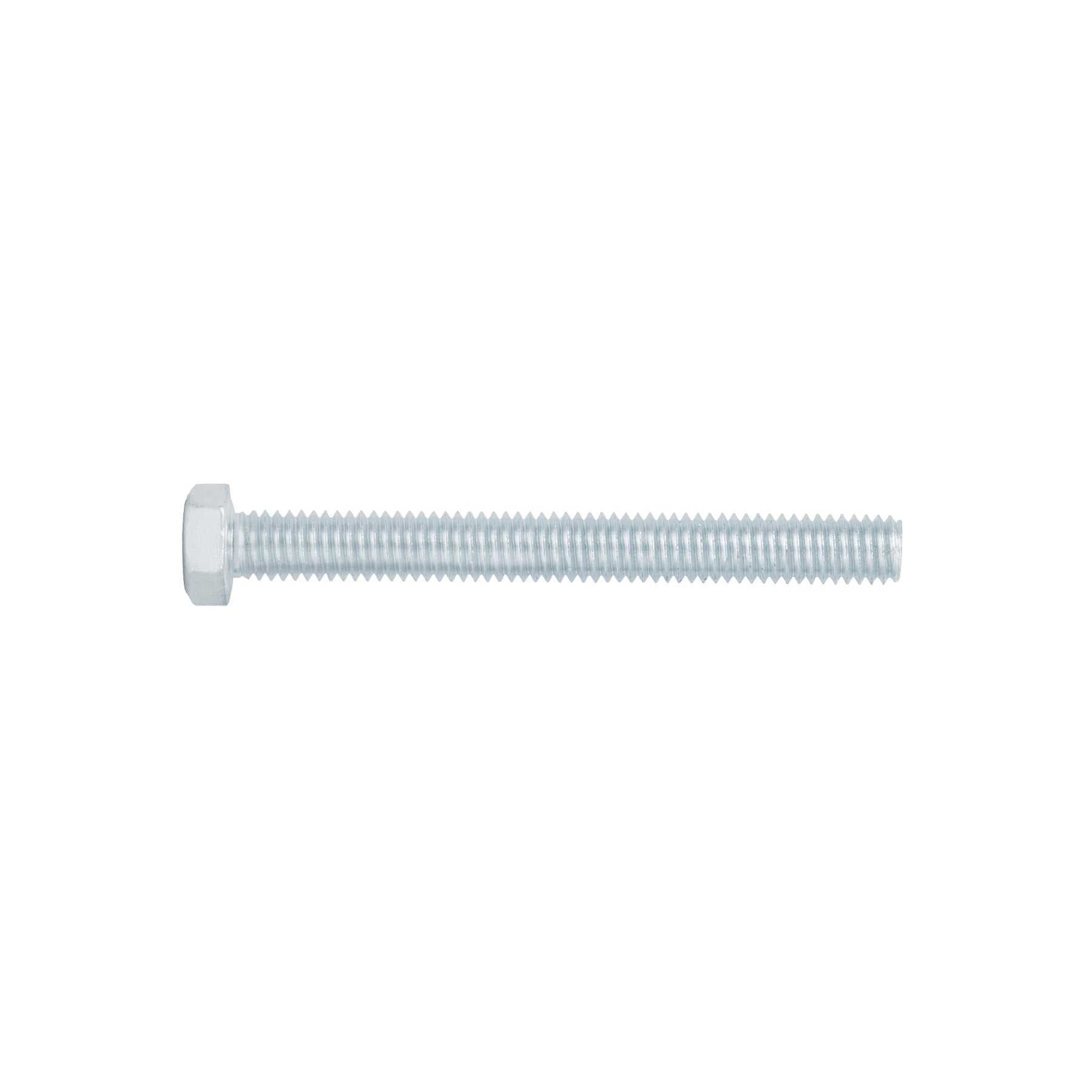 Tornillo acero galvanizado tipo máquina 3/8x3 1/2", 30 pzas