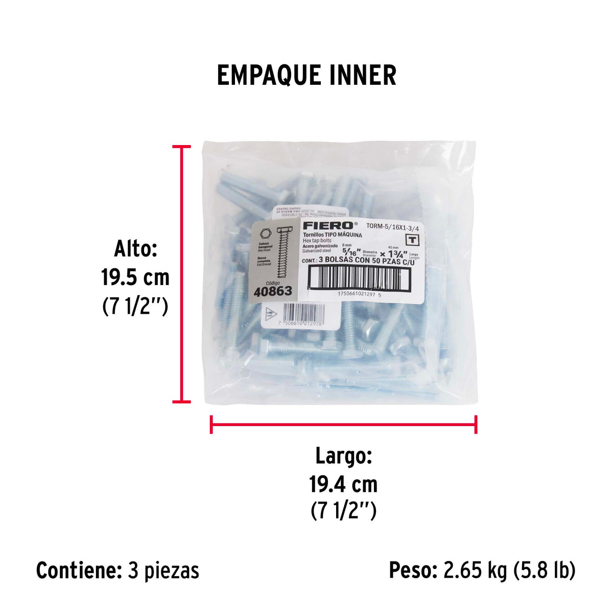 truper:TORM-5-16X1-3-4+EI1