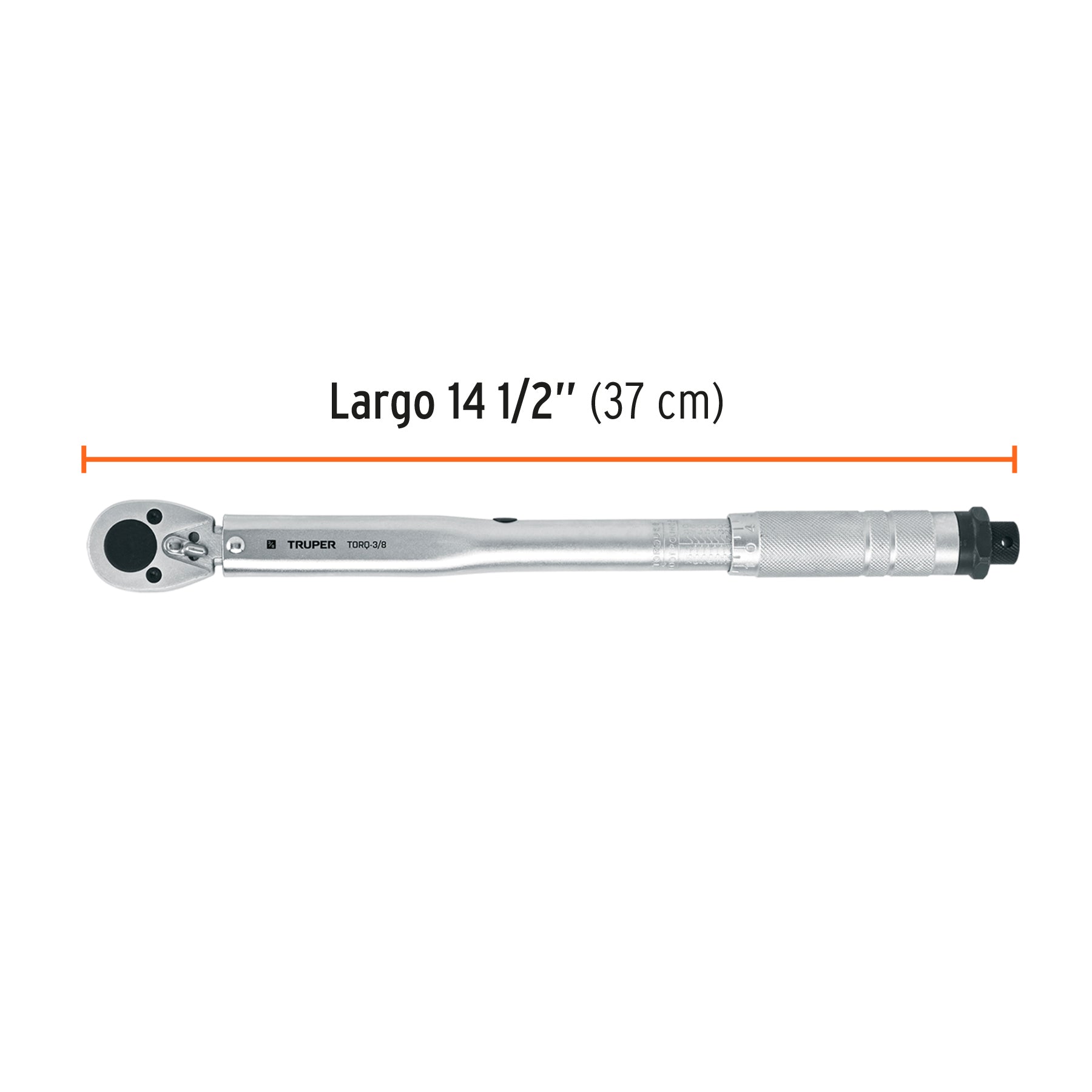 Torquímetro de trueno, dos lecturas, para dados cuadro 3/8"