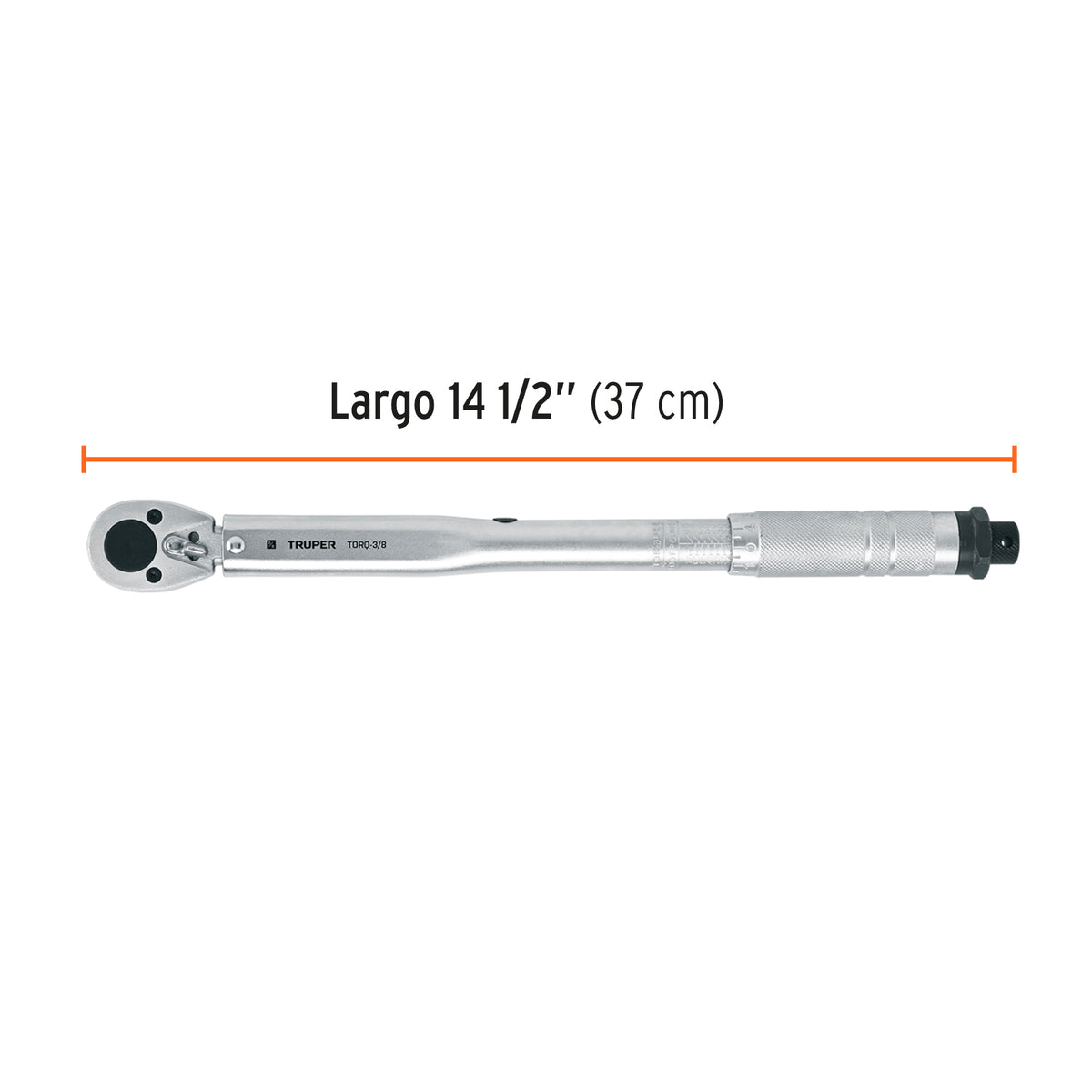 Torquímetro de trueno, dos lecturas, para dados cuadro 3/8"