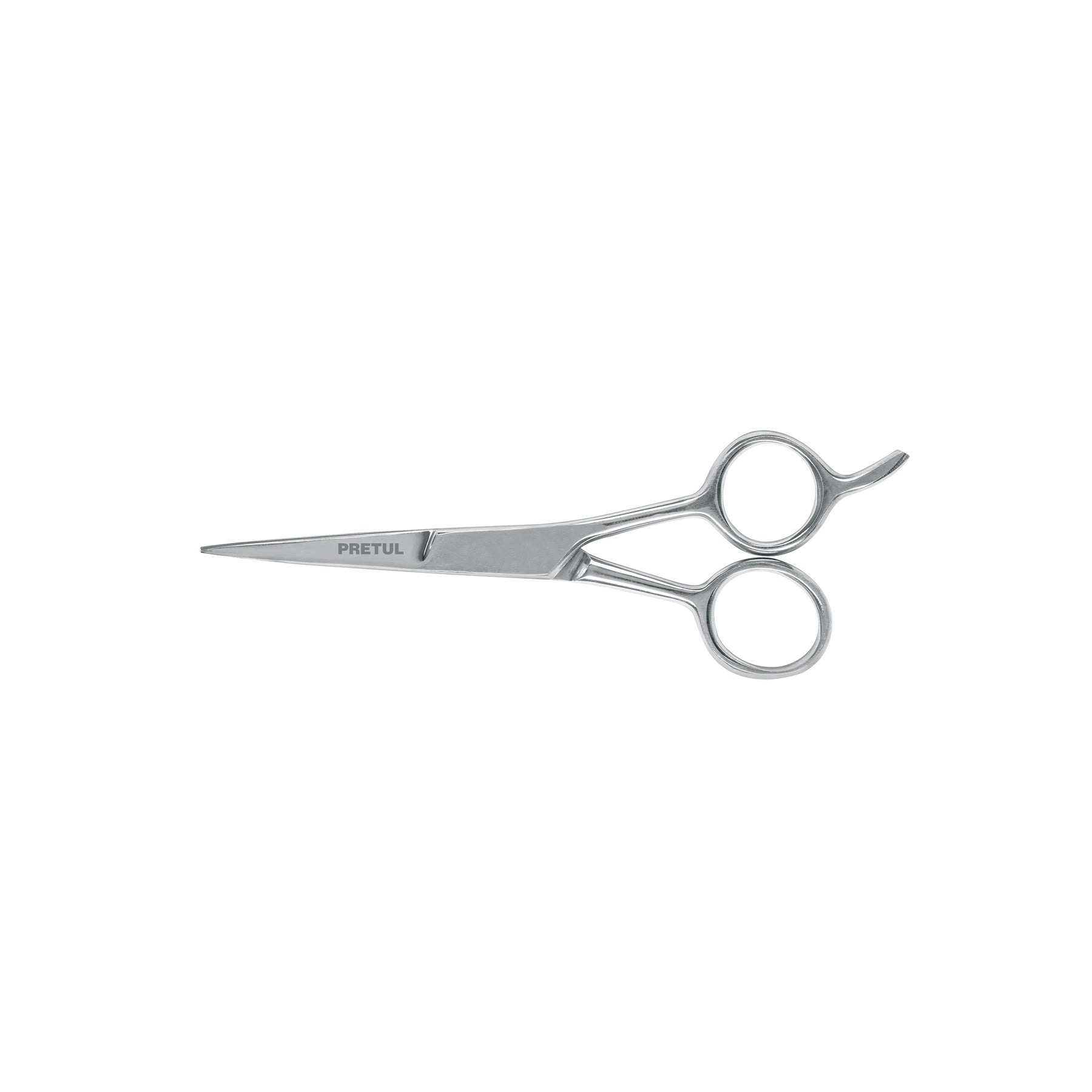 Tijera para estilista con gancho, 5-1/2", pretul