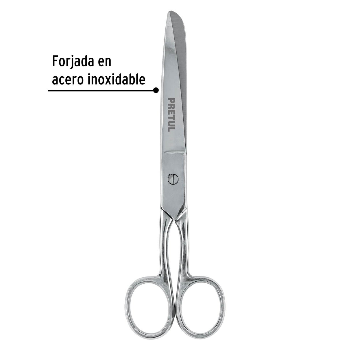 Tijera para costura y oficina 7", Pretul