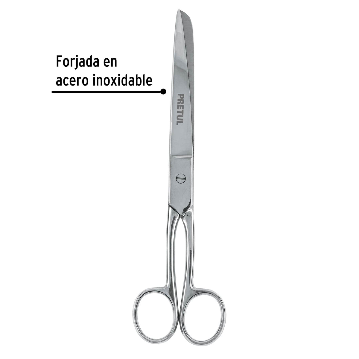 Tijera para costura y oficina 8", pretul