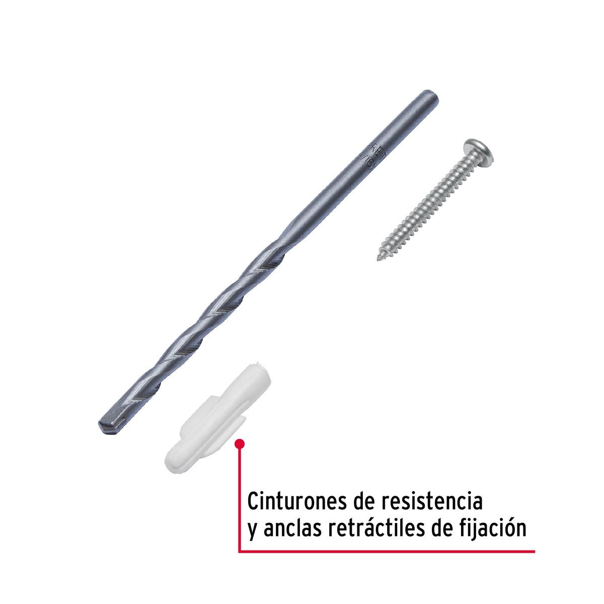 Kit de 20 taquetes 3/16' con pijas #6