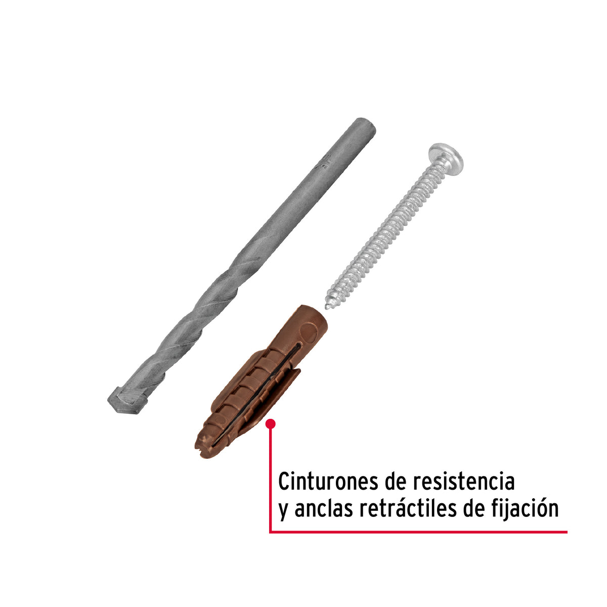 Kit de 20 taquetes 5/16' con pijas #10