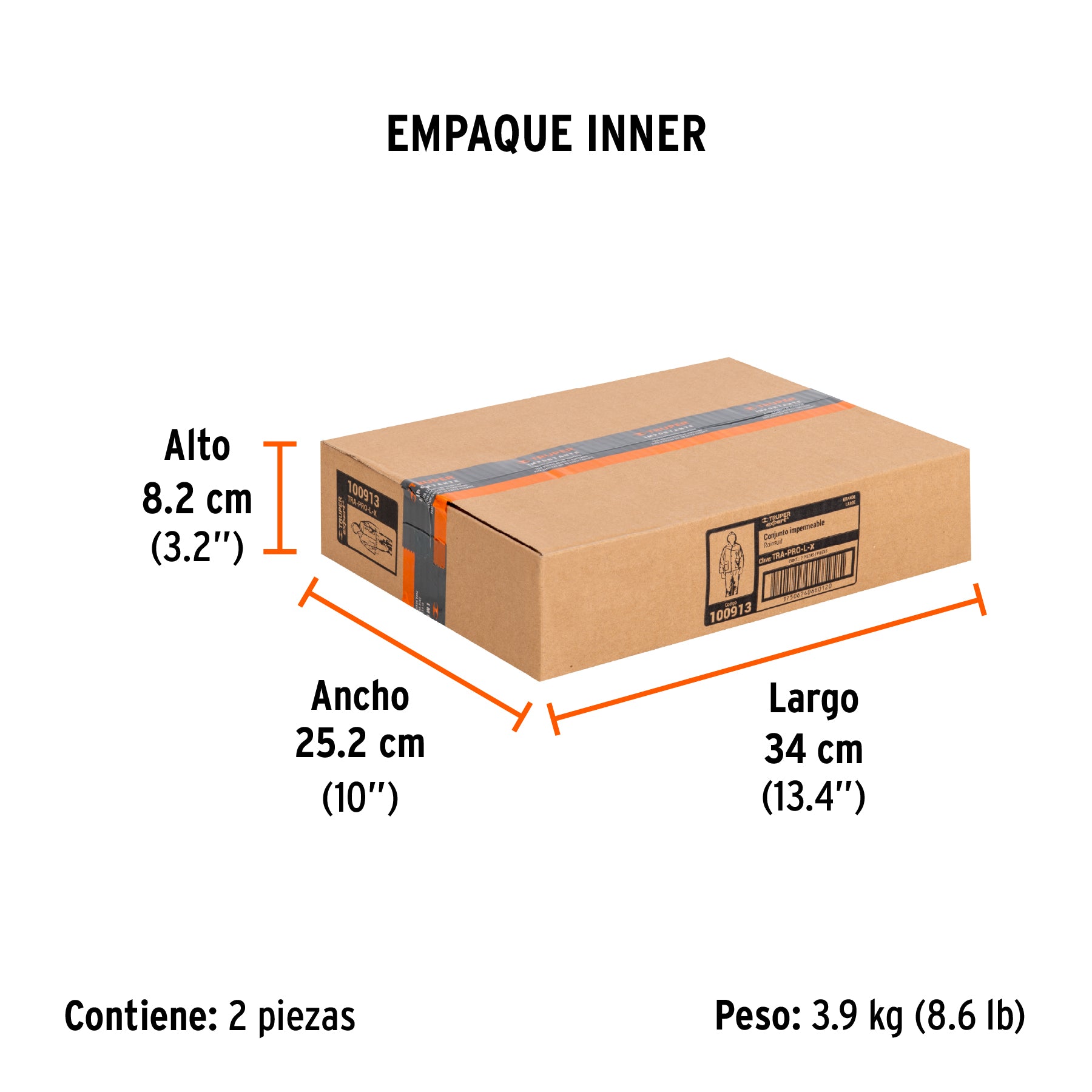 CONJUNTO IMPERMEABLE,PVC/poliéster/PVC,espesor 0.35mm, G, Expert
