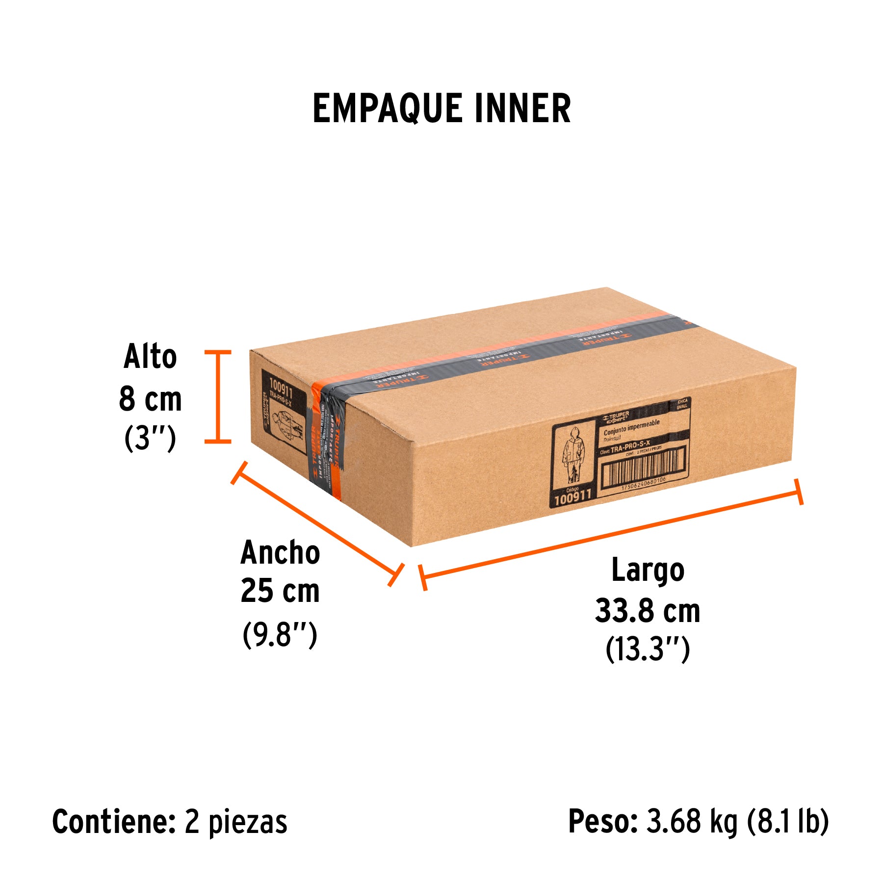 CONJUNTO IMPERMEABLES PVC/poliéster/PVC,espesor 0.35mm, CH, Expert