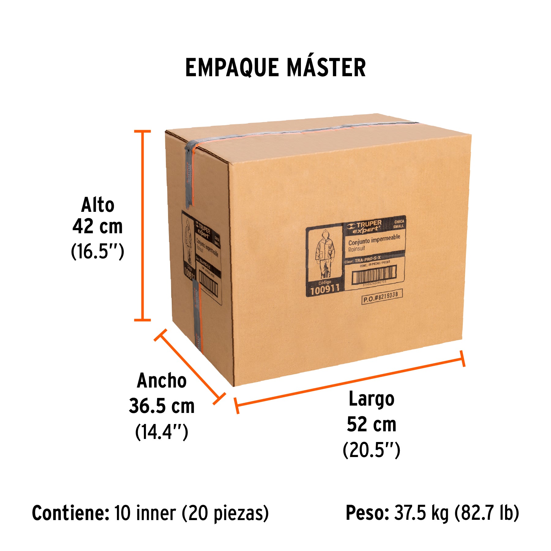 CONJUNTO IMPERMEABLES PVC/poliéster/PVC,espesor 0.35mm, CH, Expert