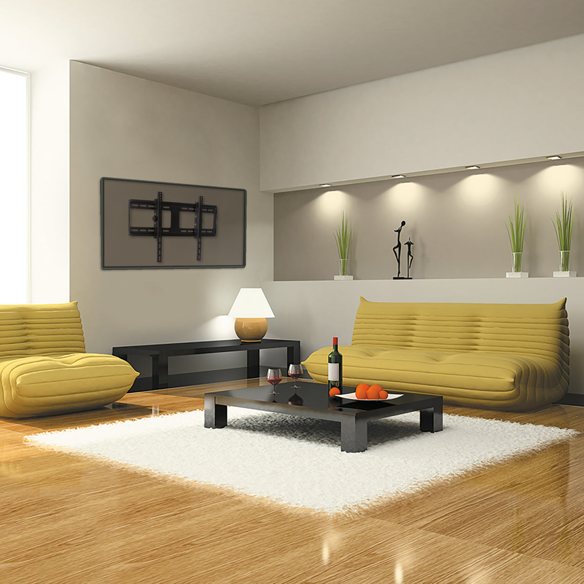 Soporte para TV con inclinación ajustable, 26"-65"
