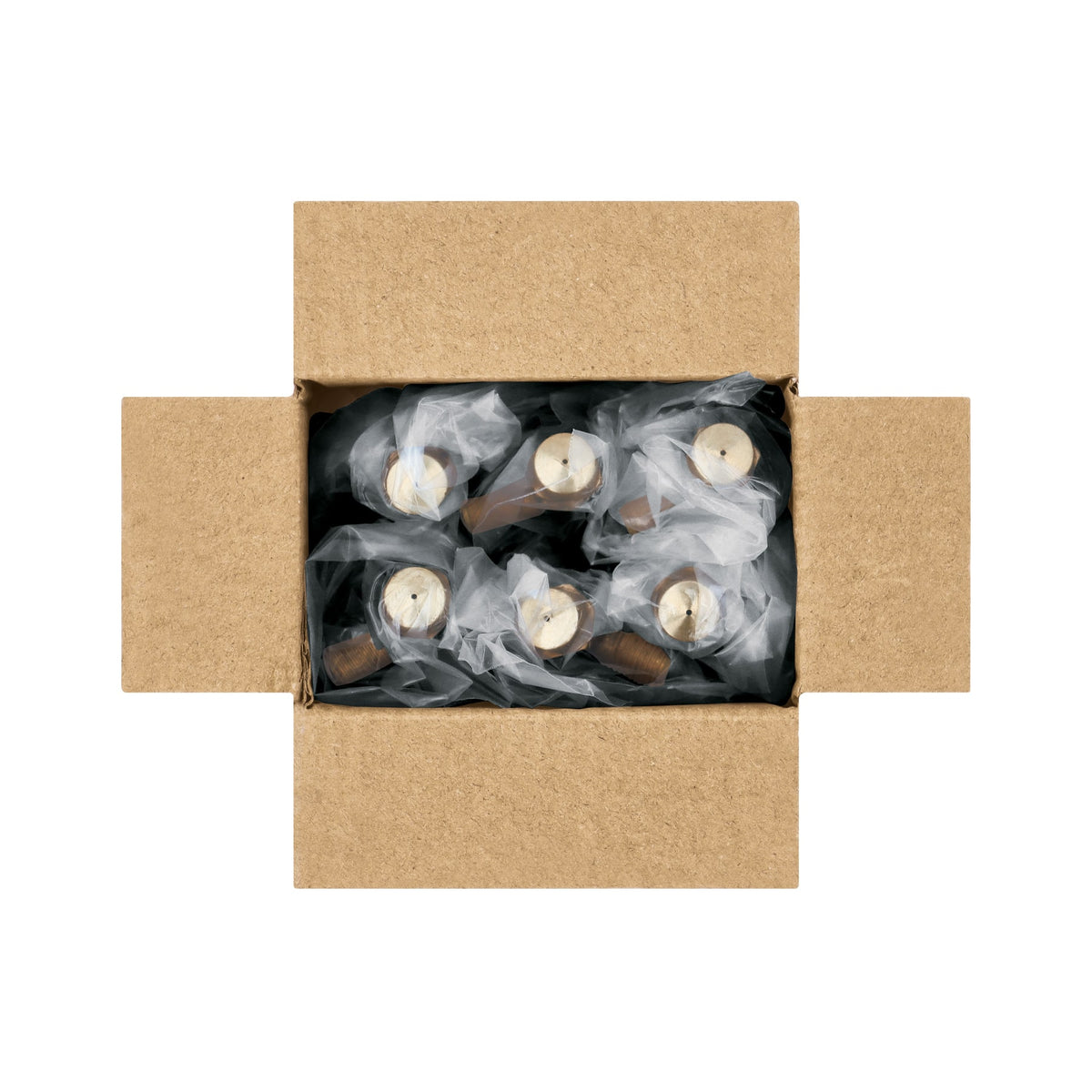 Válvula horizontal con maneral 1/8" para gas LP