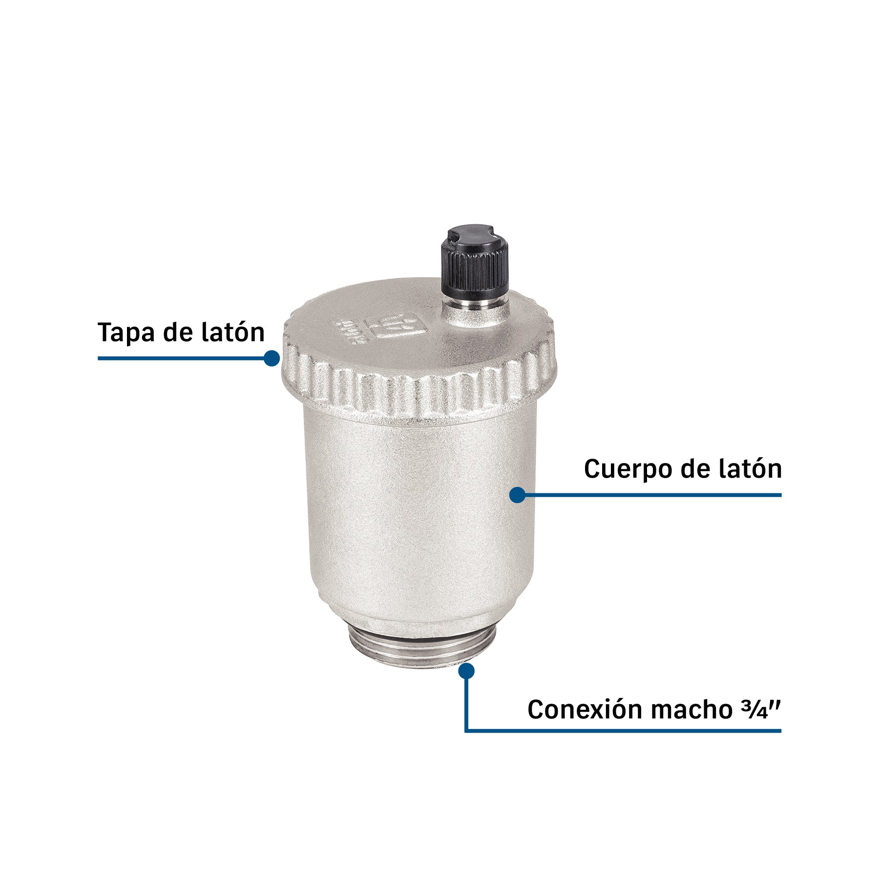 Válvula de purga de aire 3/4', FOSET