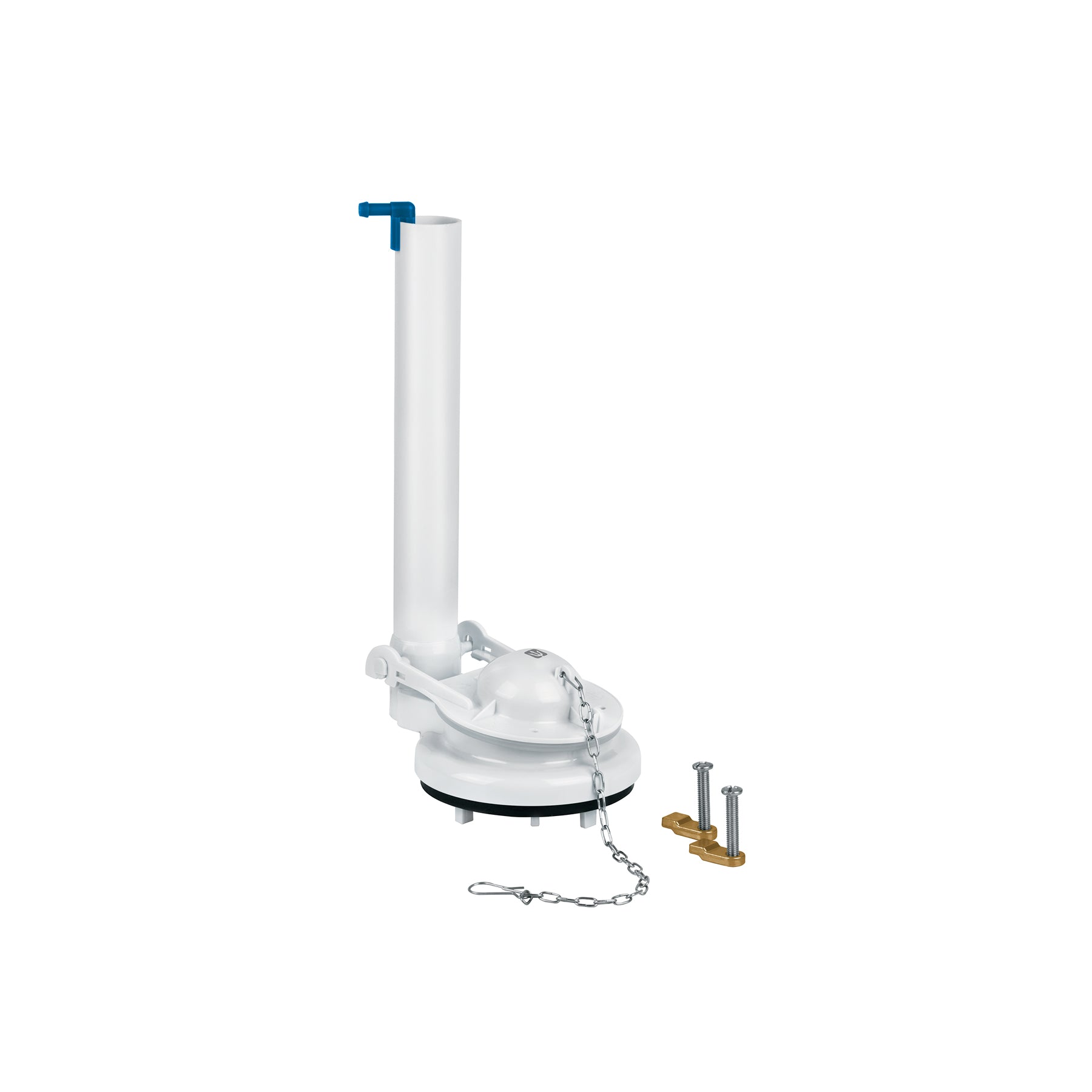 Válvula de descarga de 3' p/sanitario una pza, cadena Inox