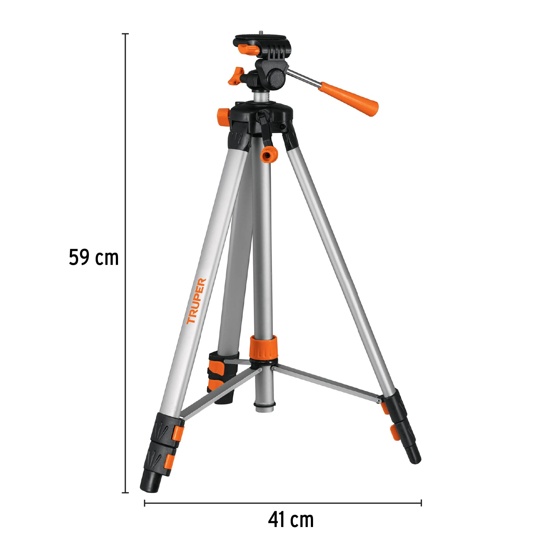 Tripié extensible de aluminio para nivel láser, 50-150 cm