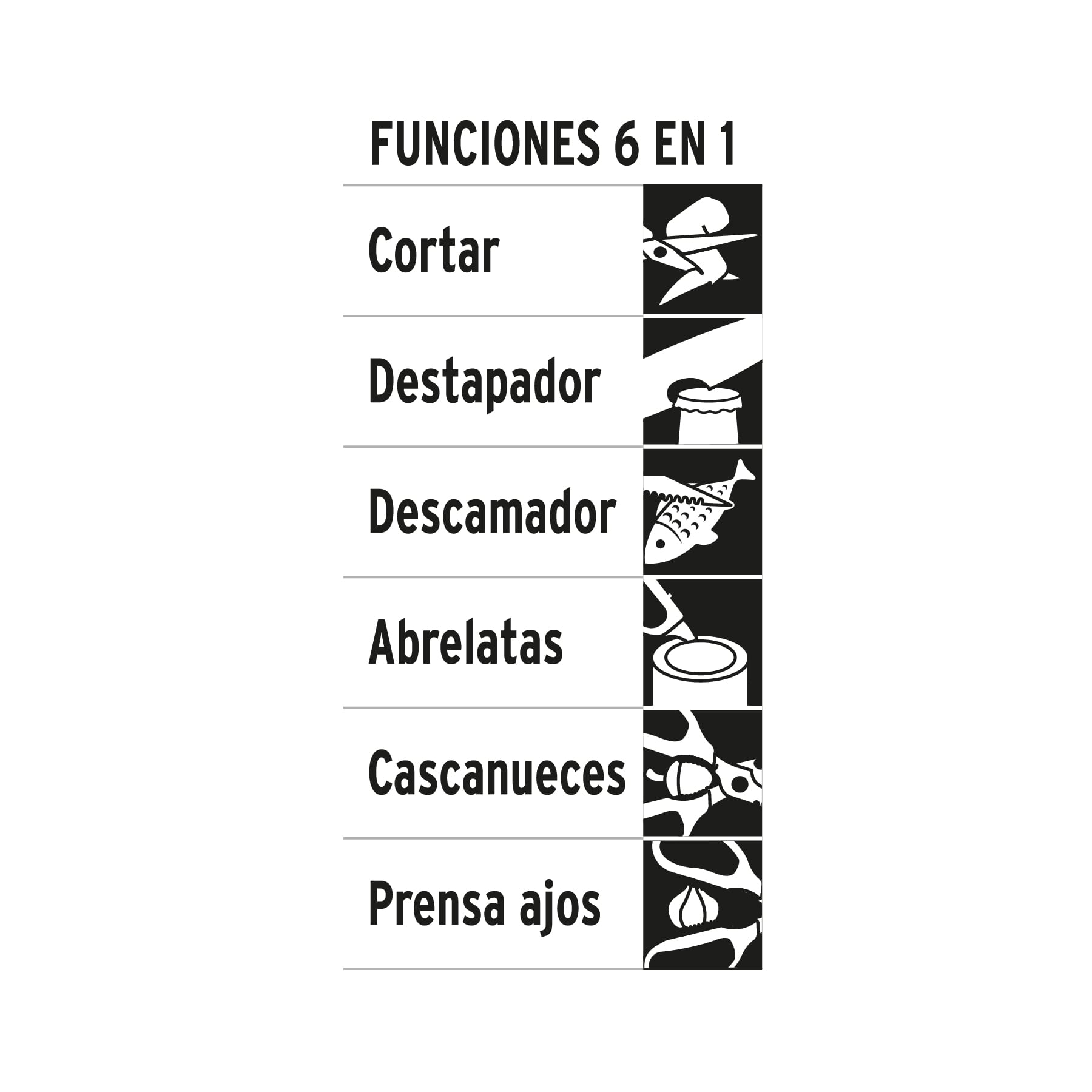 TIJERAS MULTIUSOS PARA COCINA