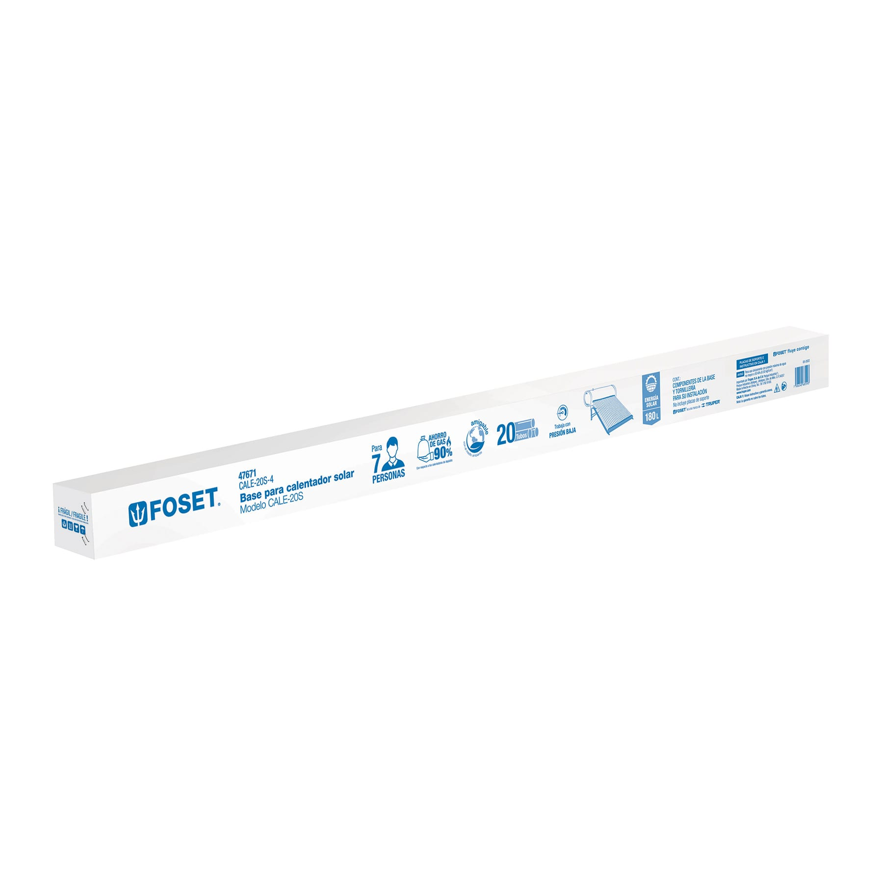 Base para termotanque p/calentador solar CALE-20S, FOSET