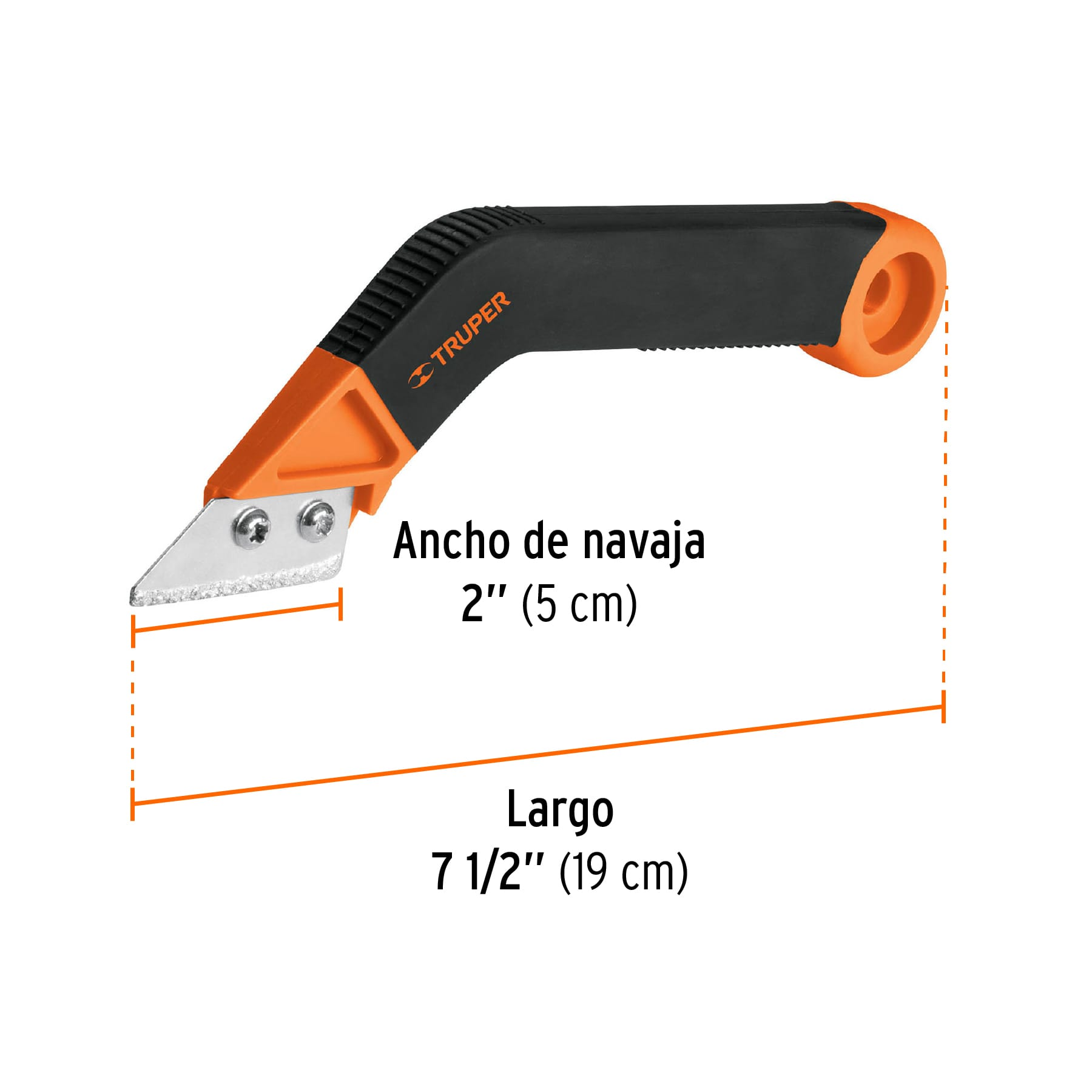 RASPADOR DE LECHADA MANGO DE POLIPROPILENO