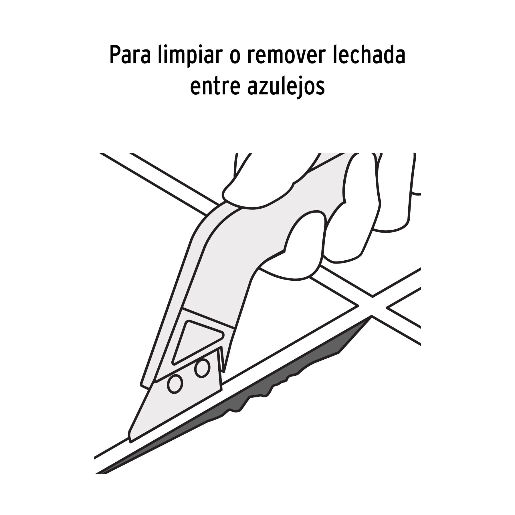 RASPADOR DE LECHADA MANGO DE POLIPROPILENO