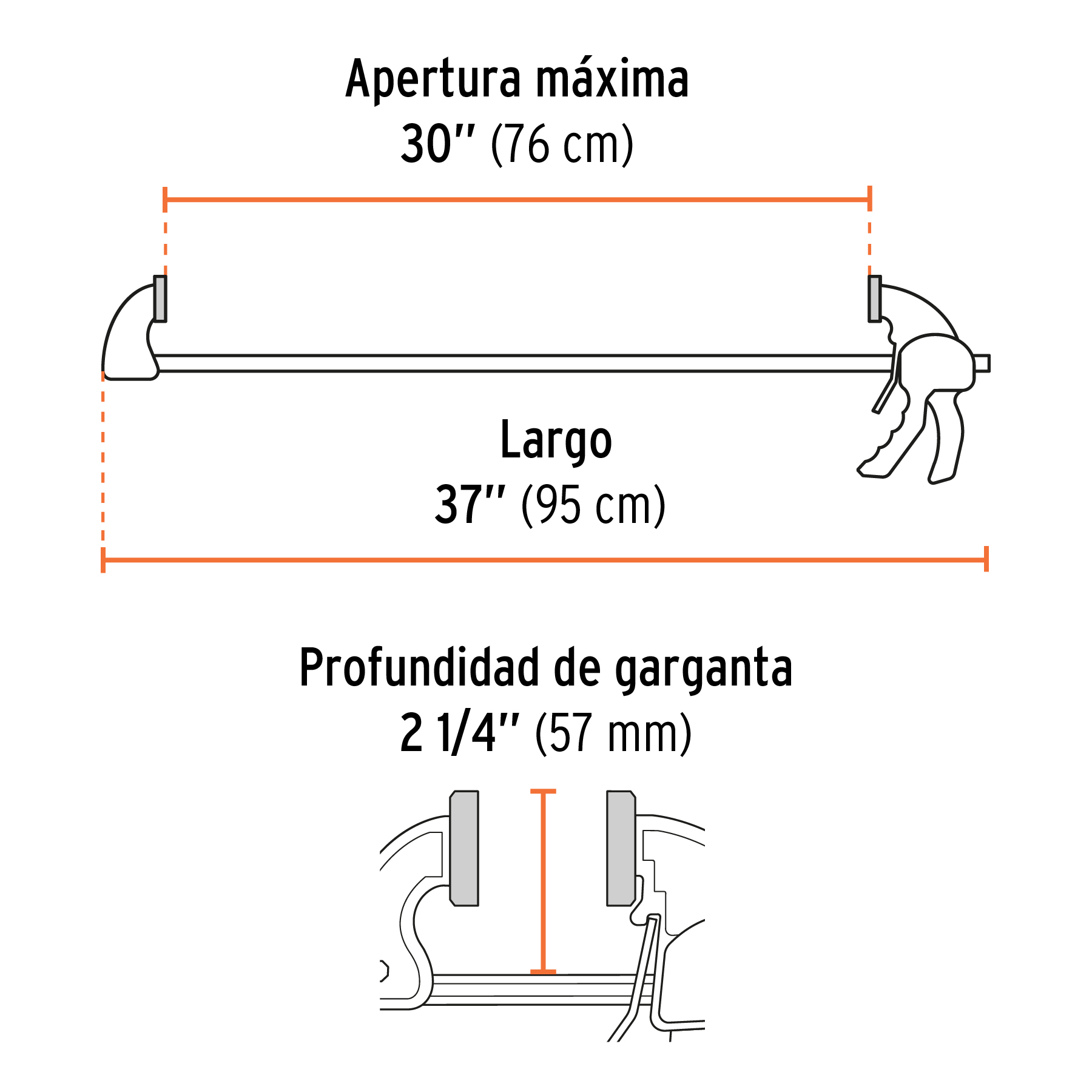 Prensa con ajuste rápido 30'