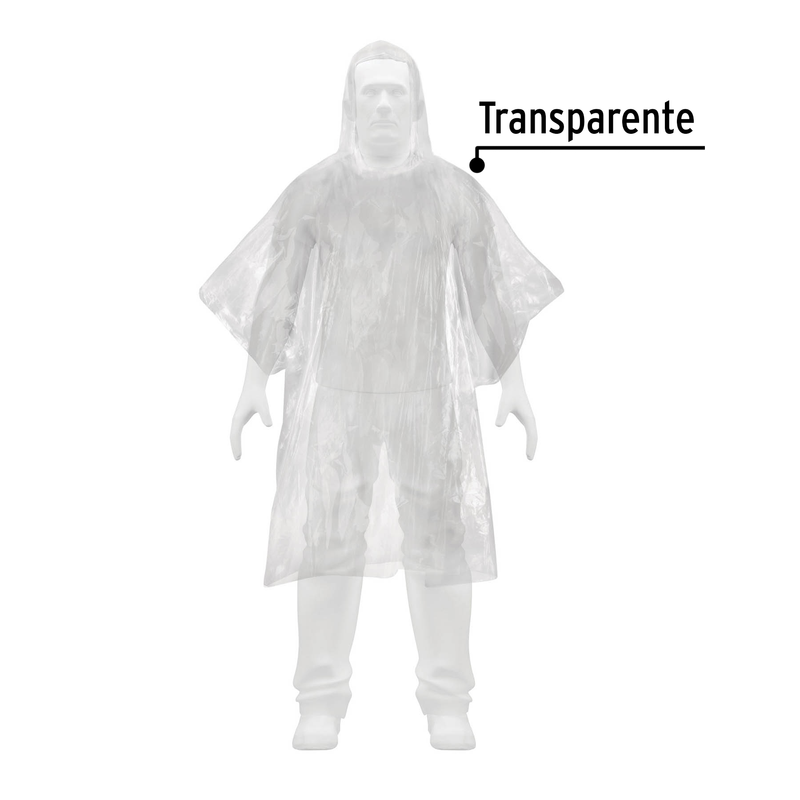 PONCHO DESECHABLE PRETUL