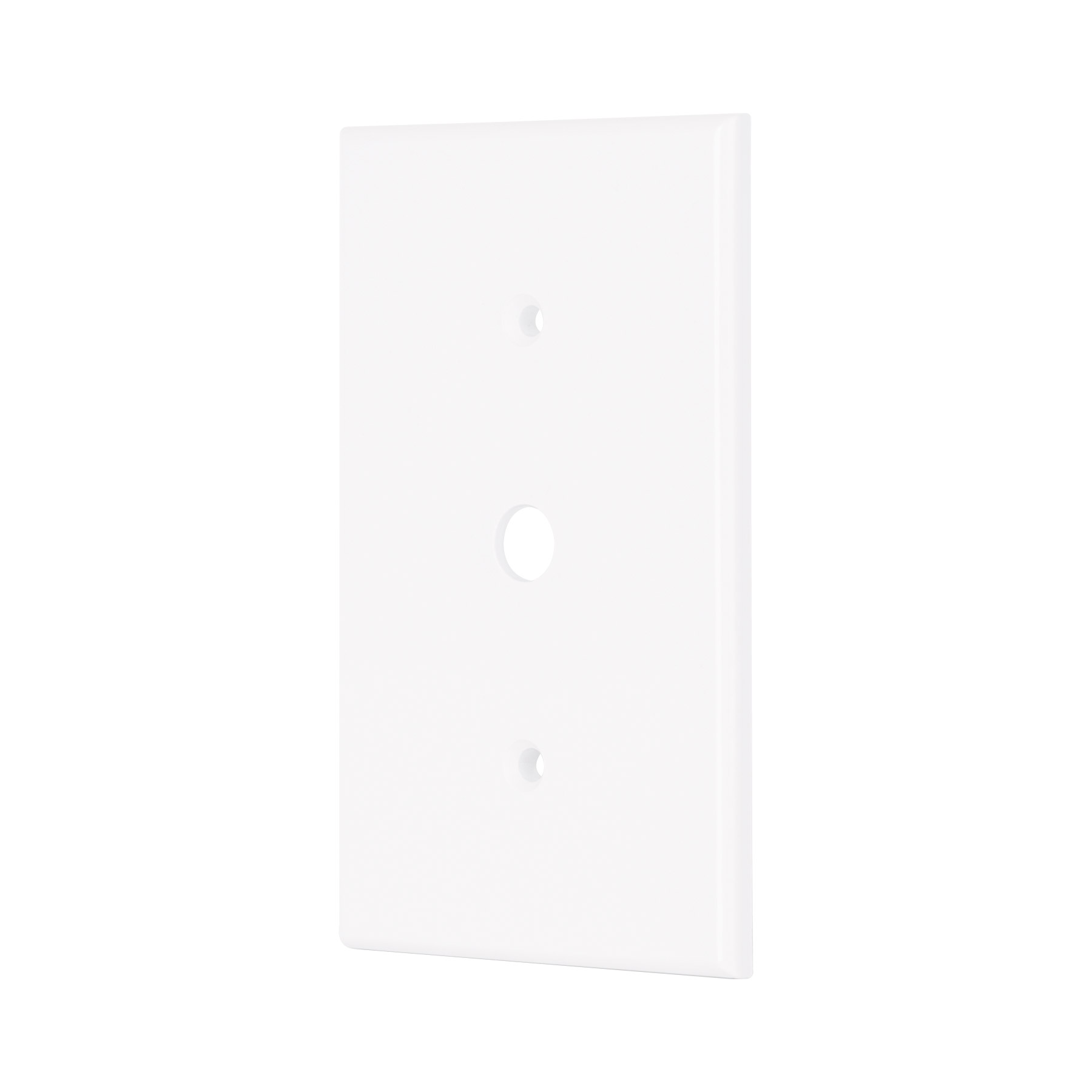Placa de ABS para atenuador, Standard, blanco, Volteck