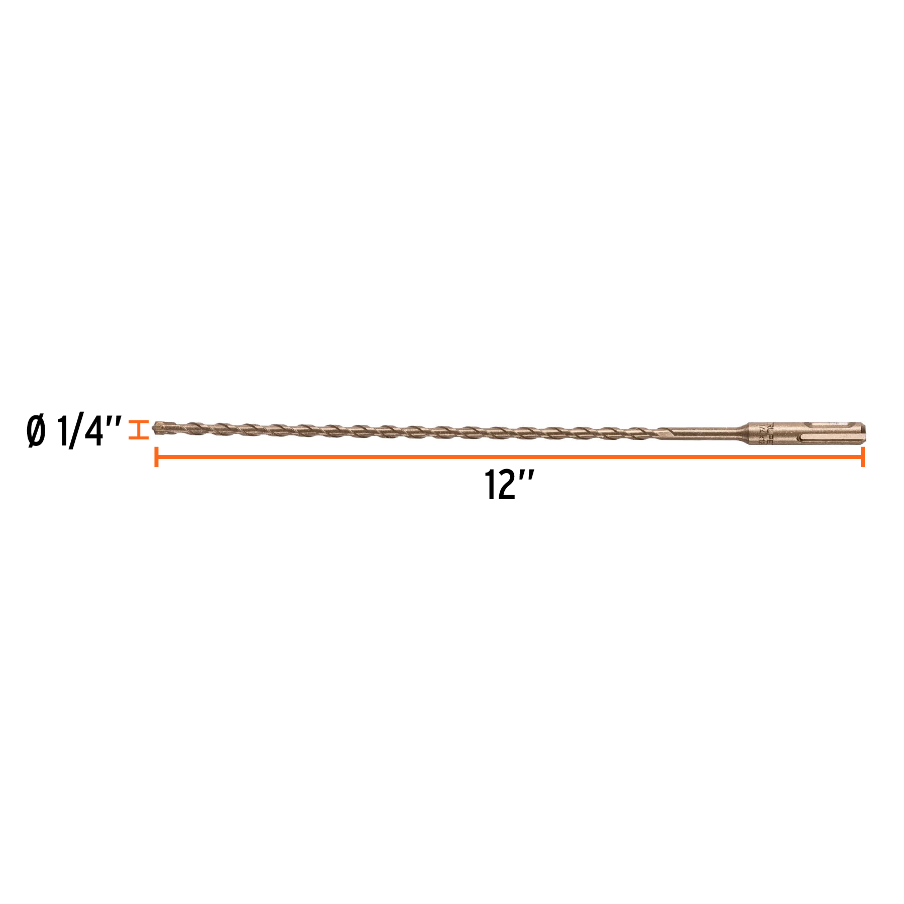 Broca SDS Plus 1/4 x 12'