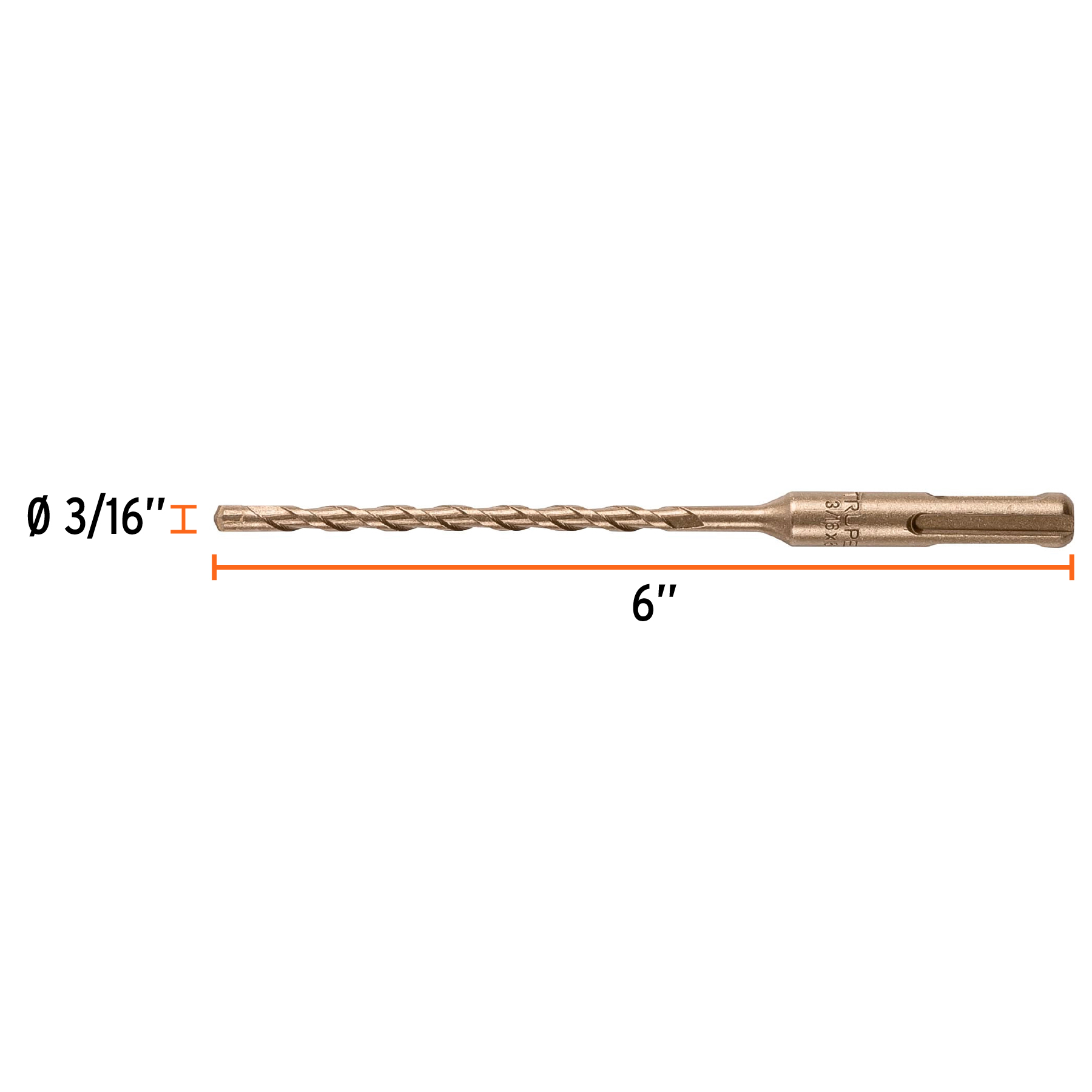 Broca SDS Plus 3/16 x 6'
