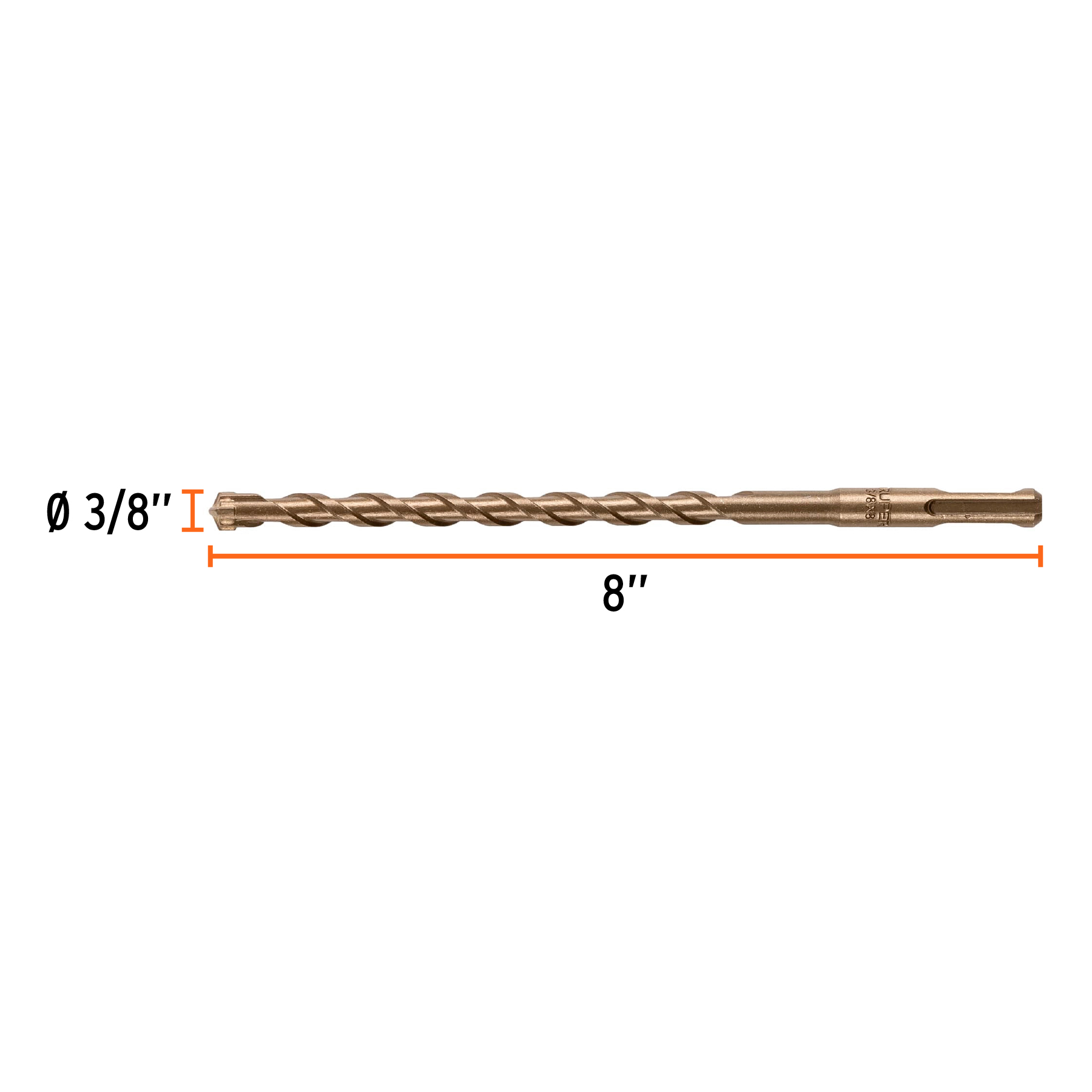 Broca SDS Plus 3/8 x 8'