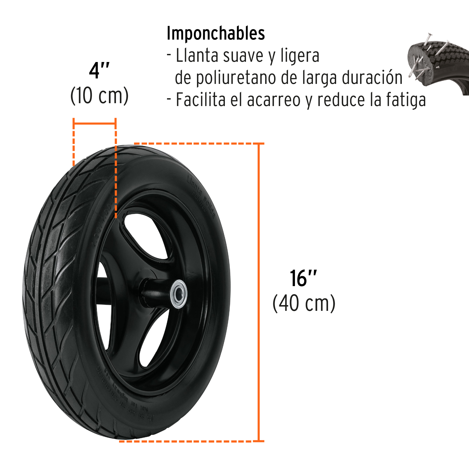 Carretilla 6 ft3,súper reforzada,Expert