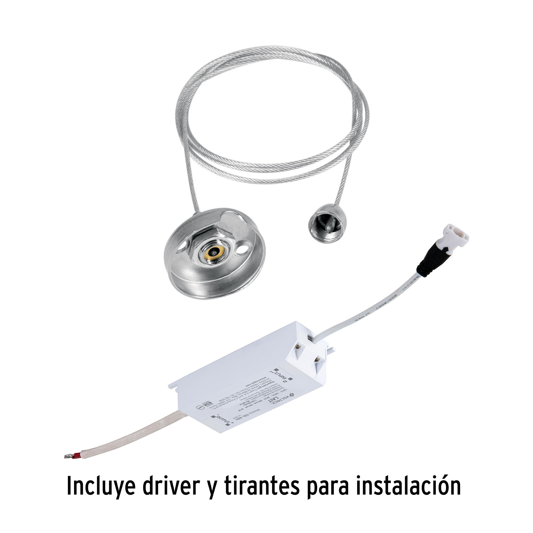Panel delgado colgante de LED 45 W 60 x 60 cm luz neutra