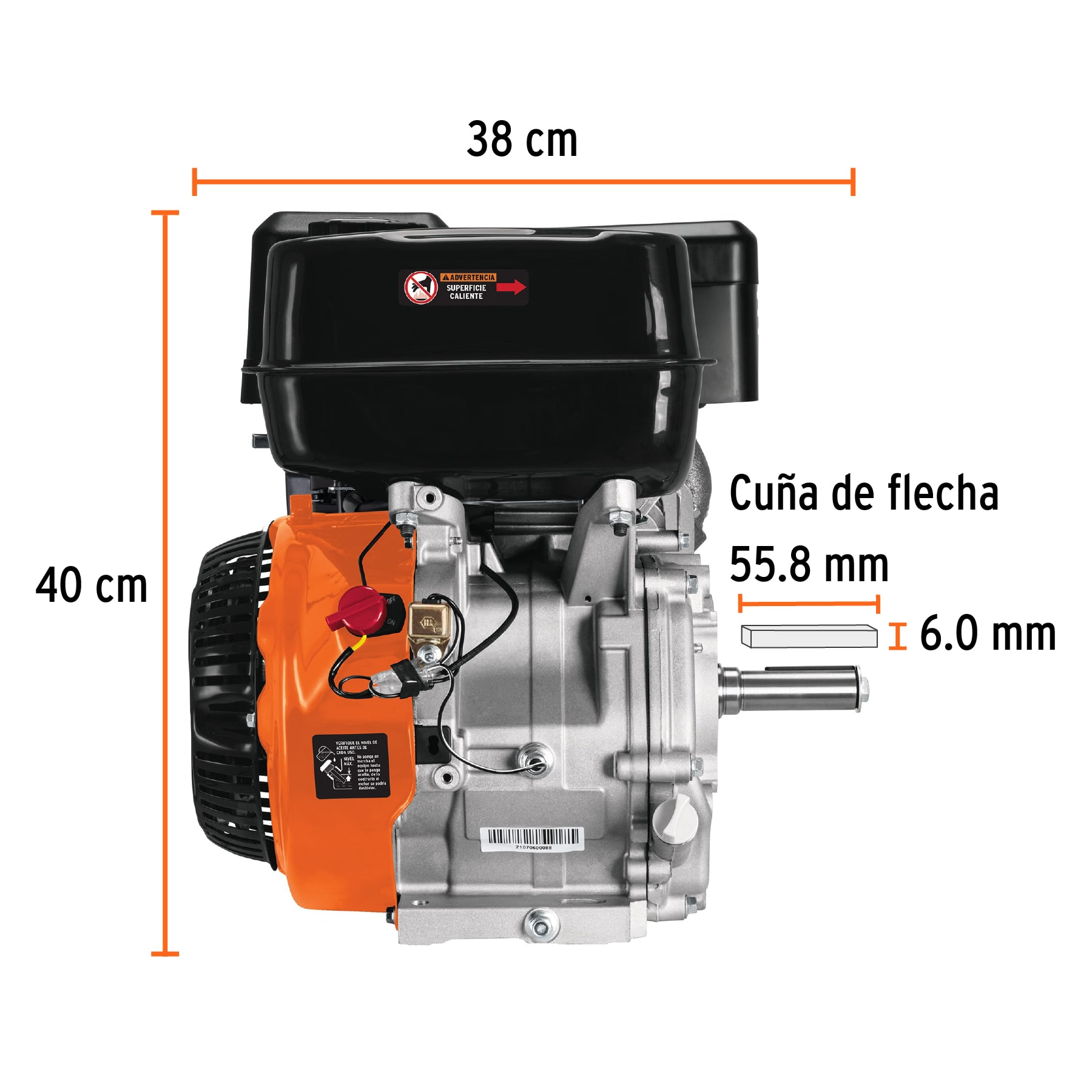 Motor a gasolina 9 HP