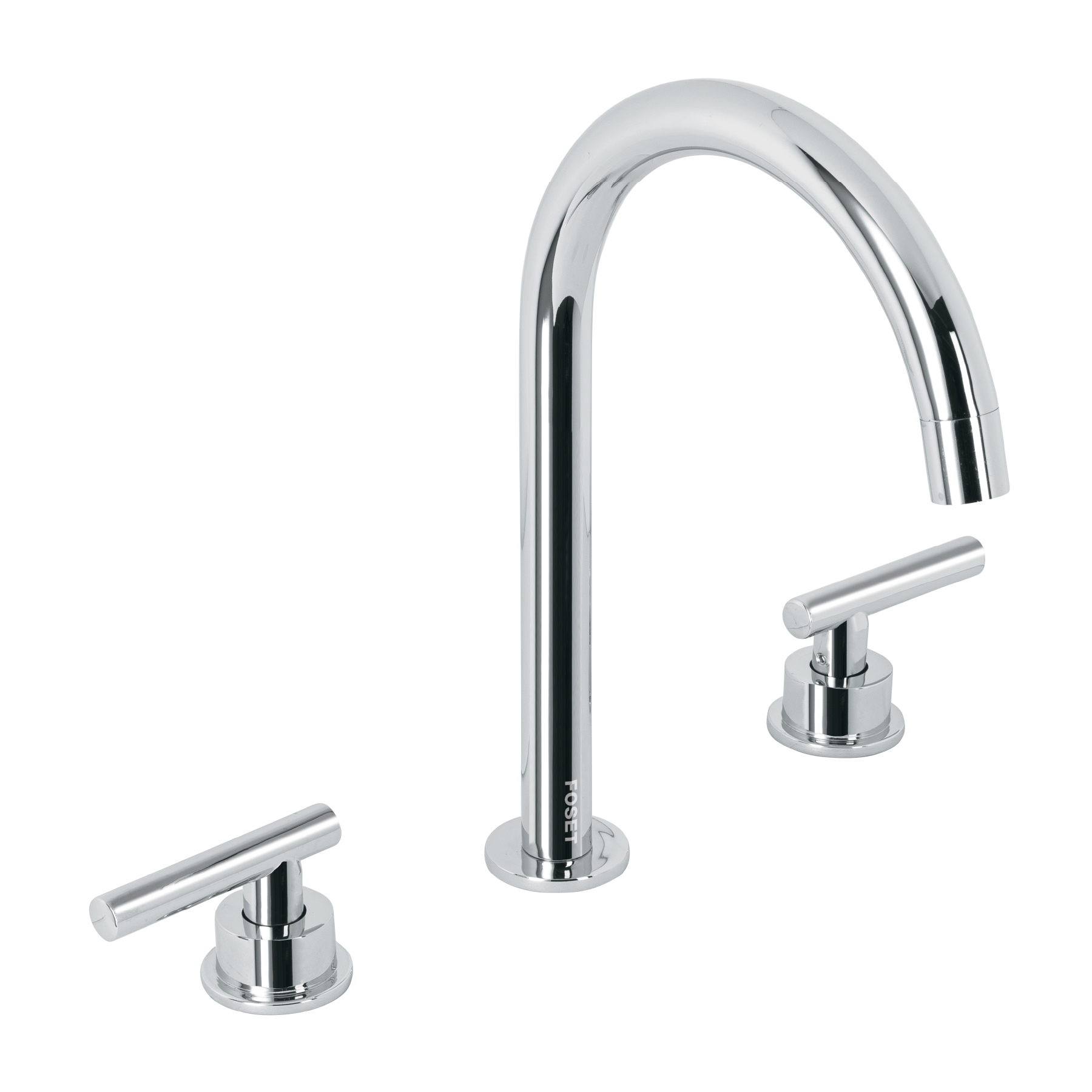 Mezcladora p/lavabo,taladros separados,palanca,cromo,Tubig