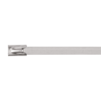 Cincho de acero inoxidable 20 cm, 200 lb, 10 pzas