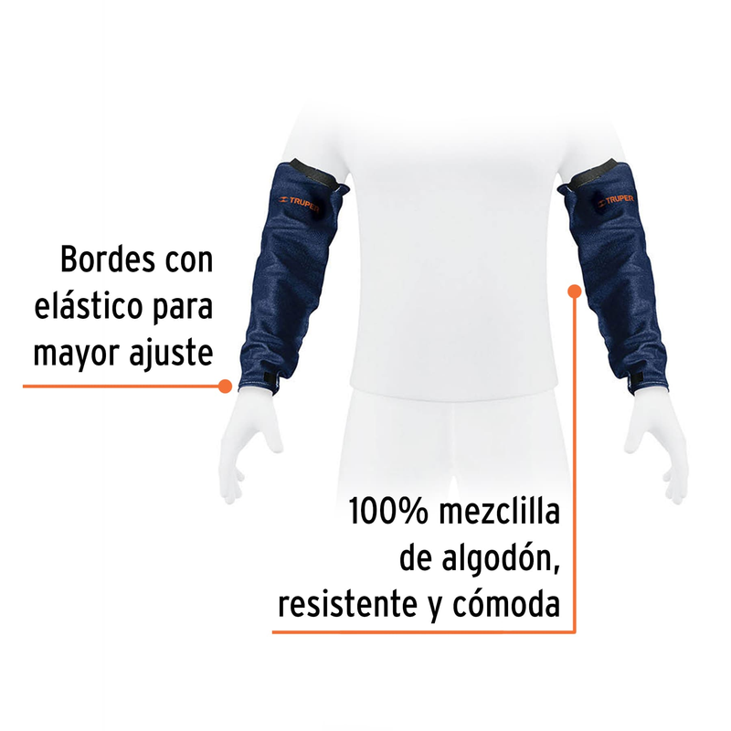 MANGAS PROTECCION DE SOLDAR DE MEZCLILLA