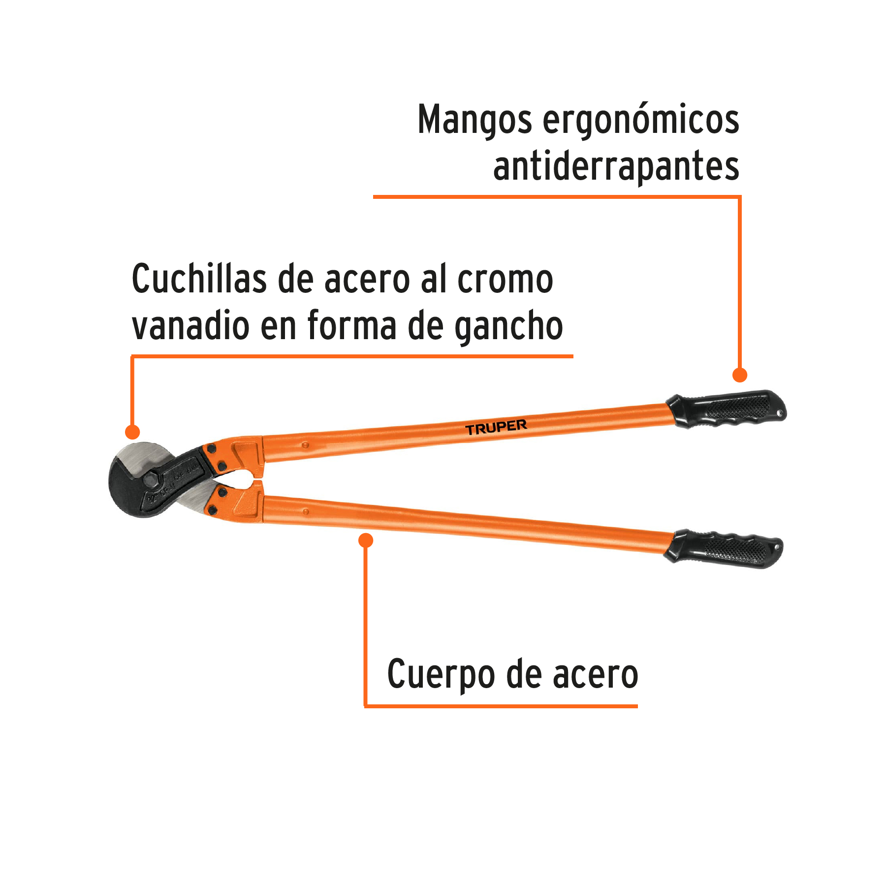 Cortador de cable y alambre, 32'