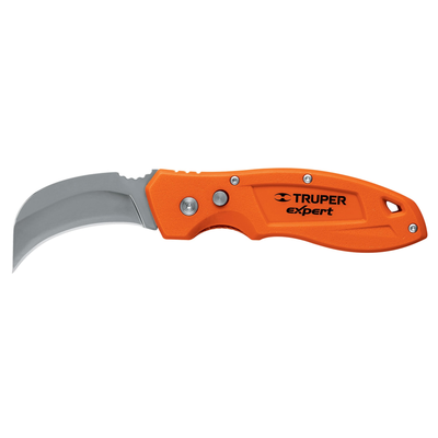 Cuchillo abatible para linóleo, 7", Truper Expert