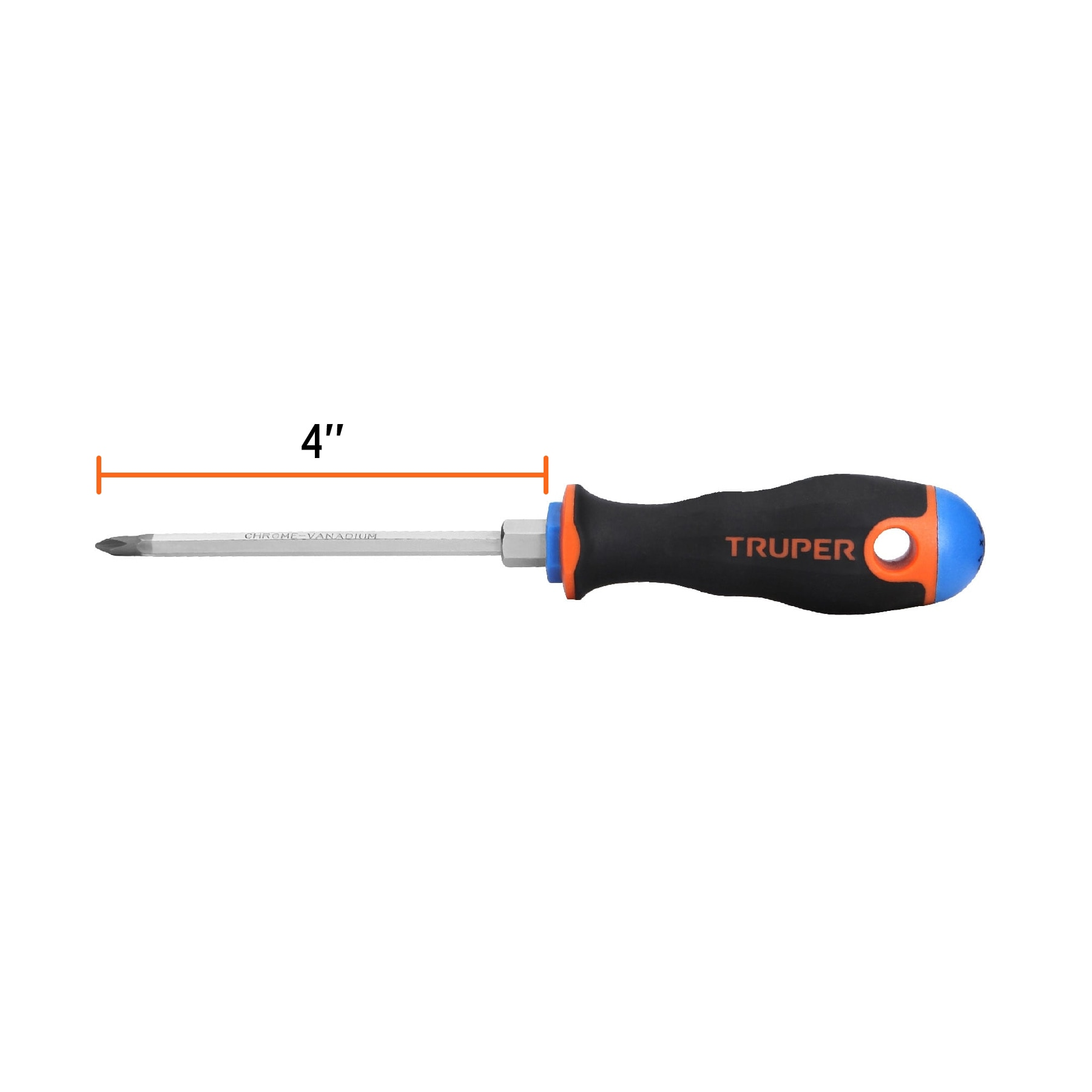 DESARMADOR DE CRUZ MANGO COMFORT GRIP 3/16"X4"