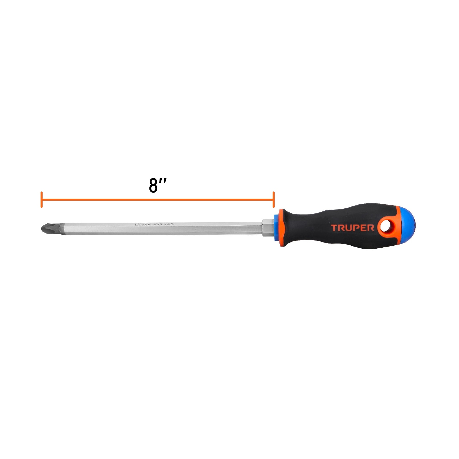 DESARMADOR DE CRUZ MANGO COMFORT GRIP 3/8"X8"