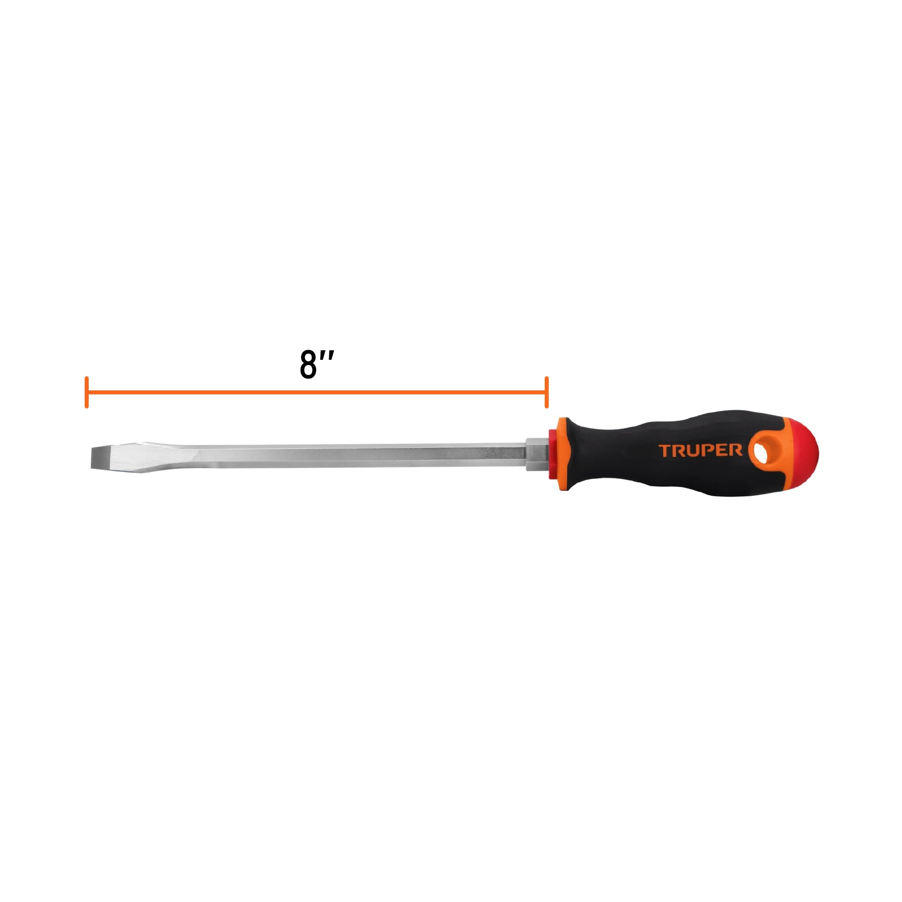 DESARMADOR PLANO MANGO COMFORT GRIP 3/8"X8"