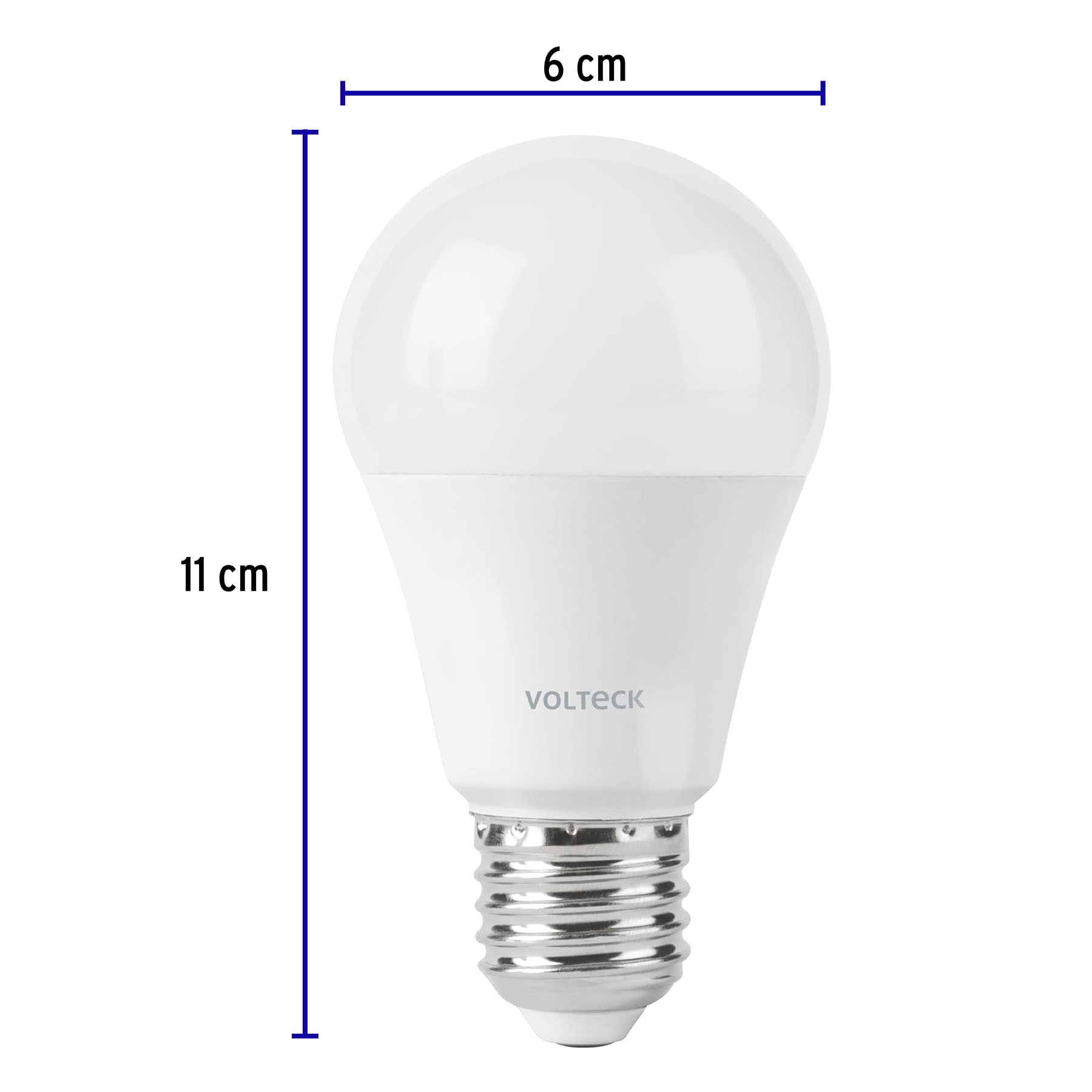 Lámpara LED tipo bulbo A19 9 W con sensor de movimiento