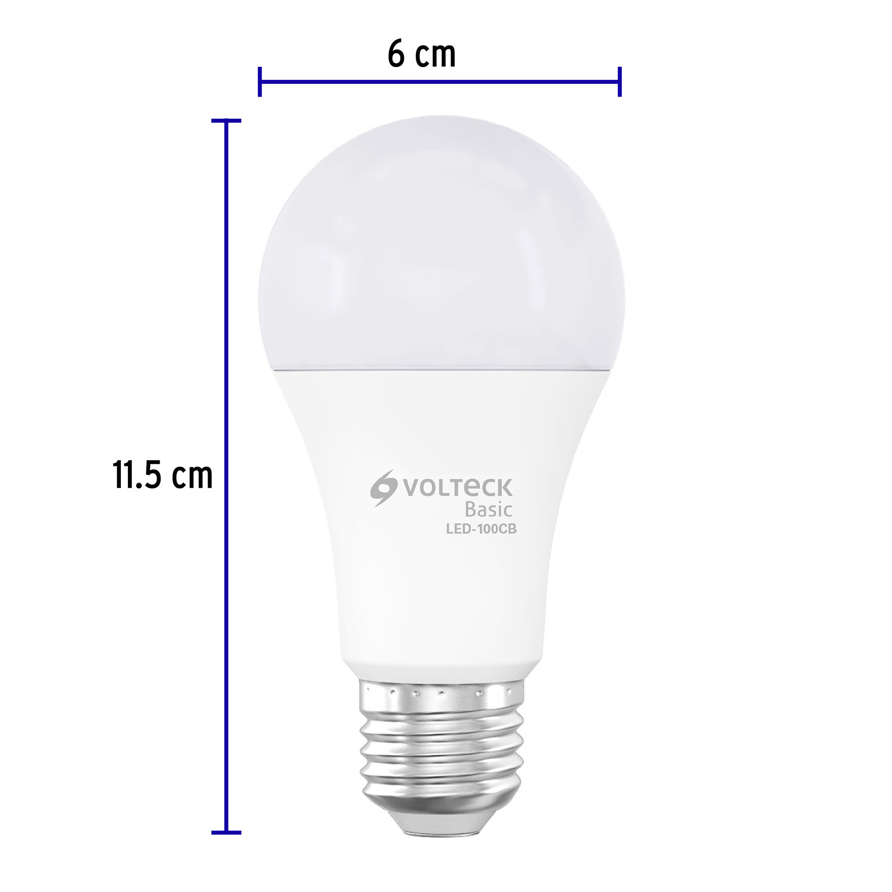 Lámpara de LED tipo bulbo A19 14 W, luz cálida, caja, Basic