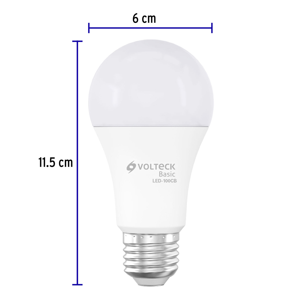 Lámpara de LED tipo bulbo A19 14 W, luz cálida, caja, Basic