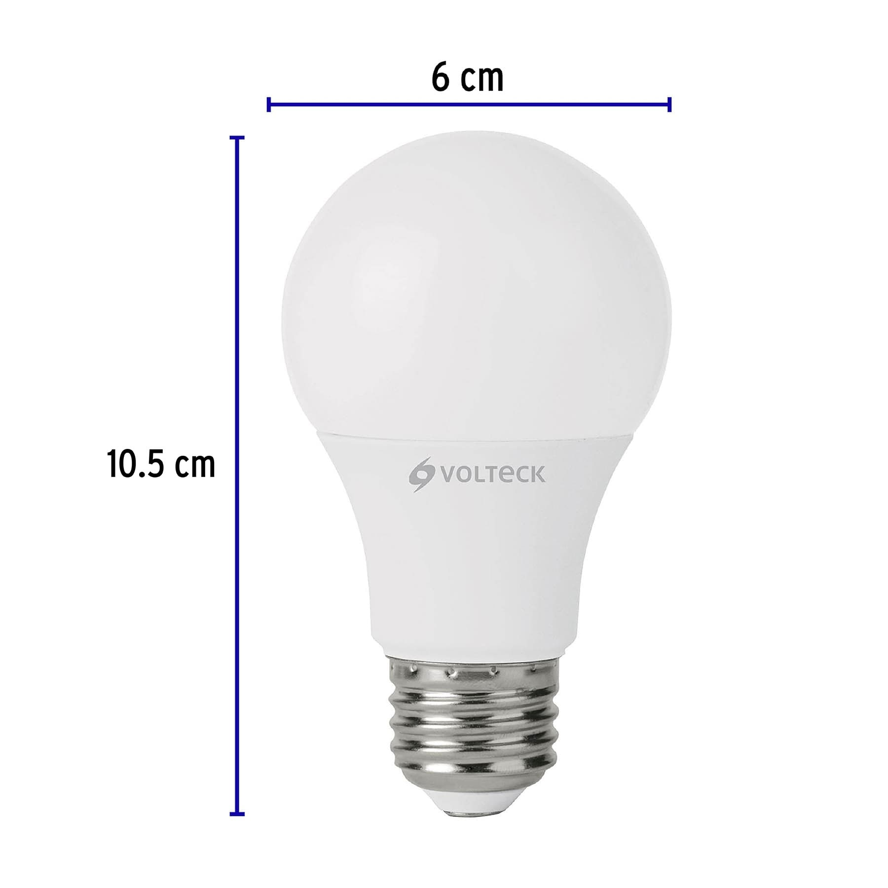 Lámpara de LED atenuable tipo bulbo 9 W, luz cálida